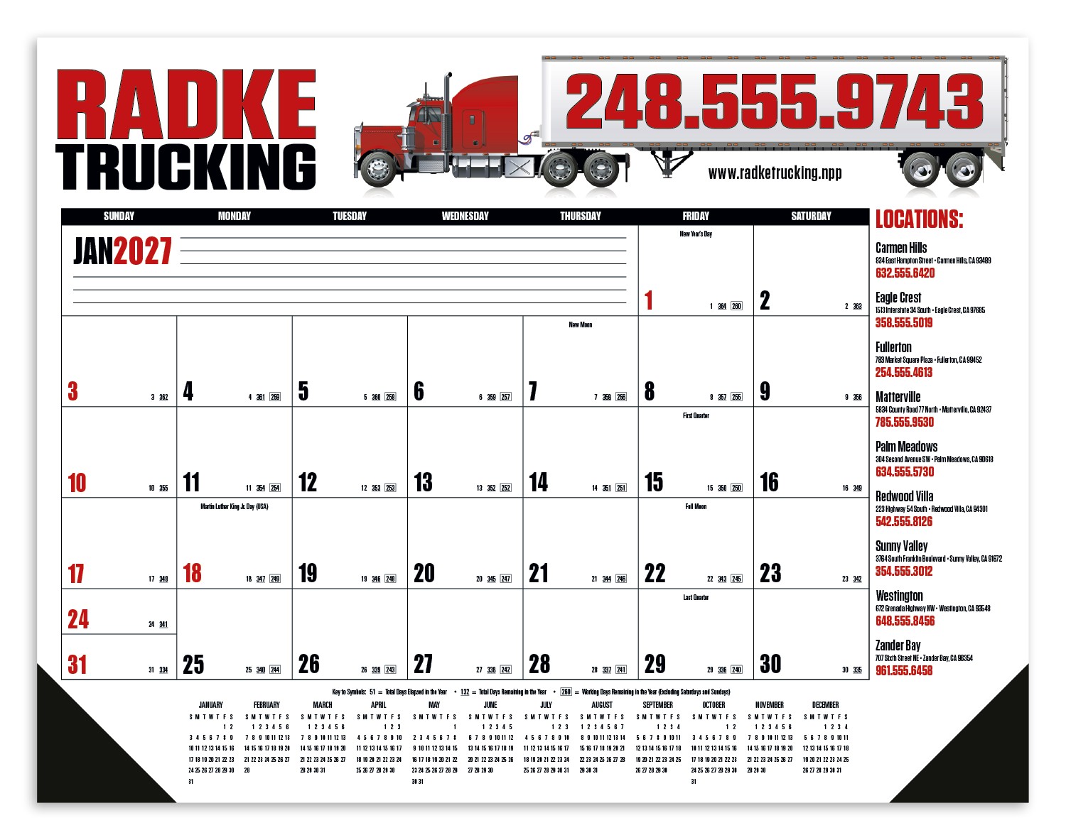 Picture of Good Value™ Multi-Color Desk Pad