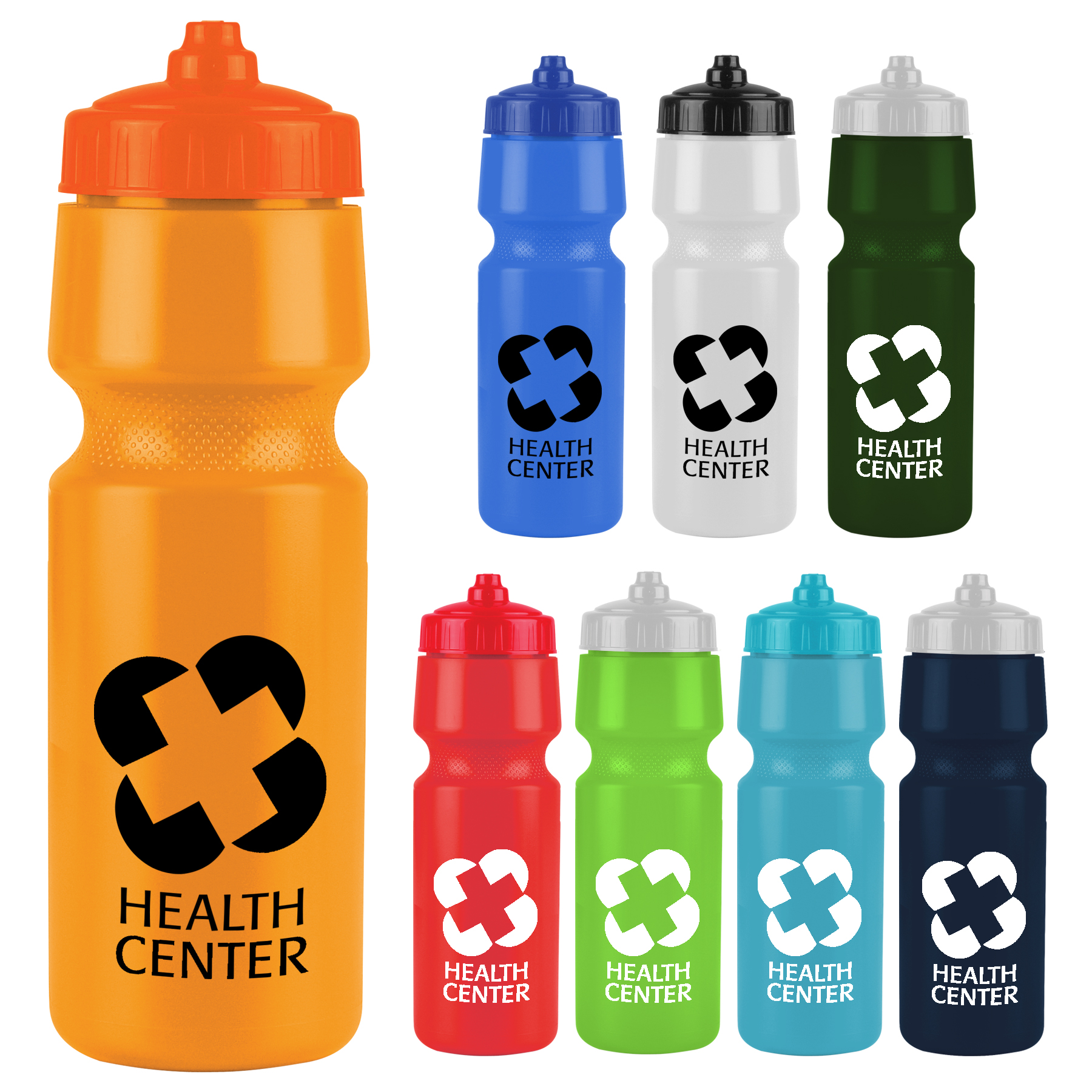 Picture of 24 Oz. The Mighty Shot Sports Bottle w/Valve Lid