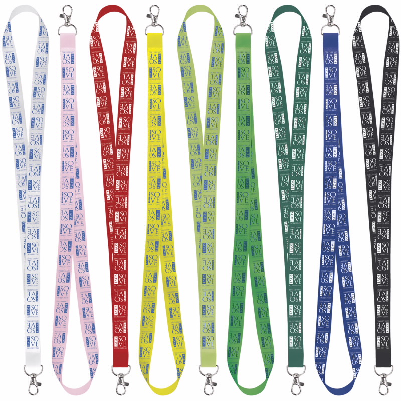 Picture of Universal Source® 3/4" Satin Screen Print Lanyard