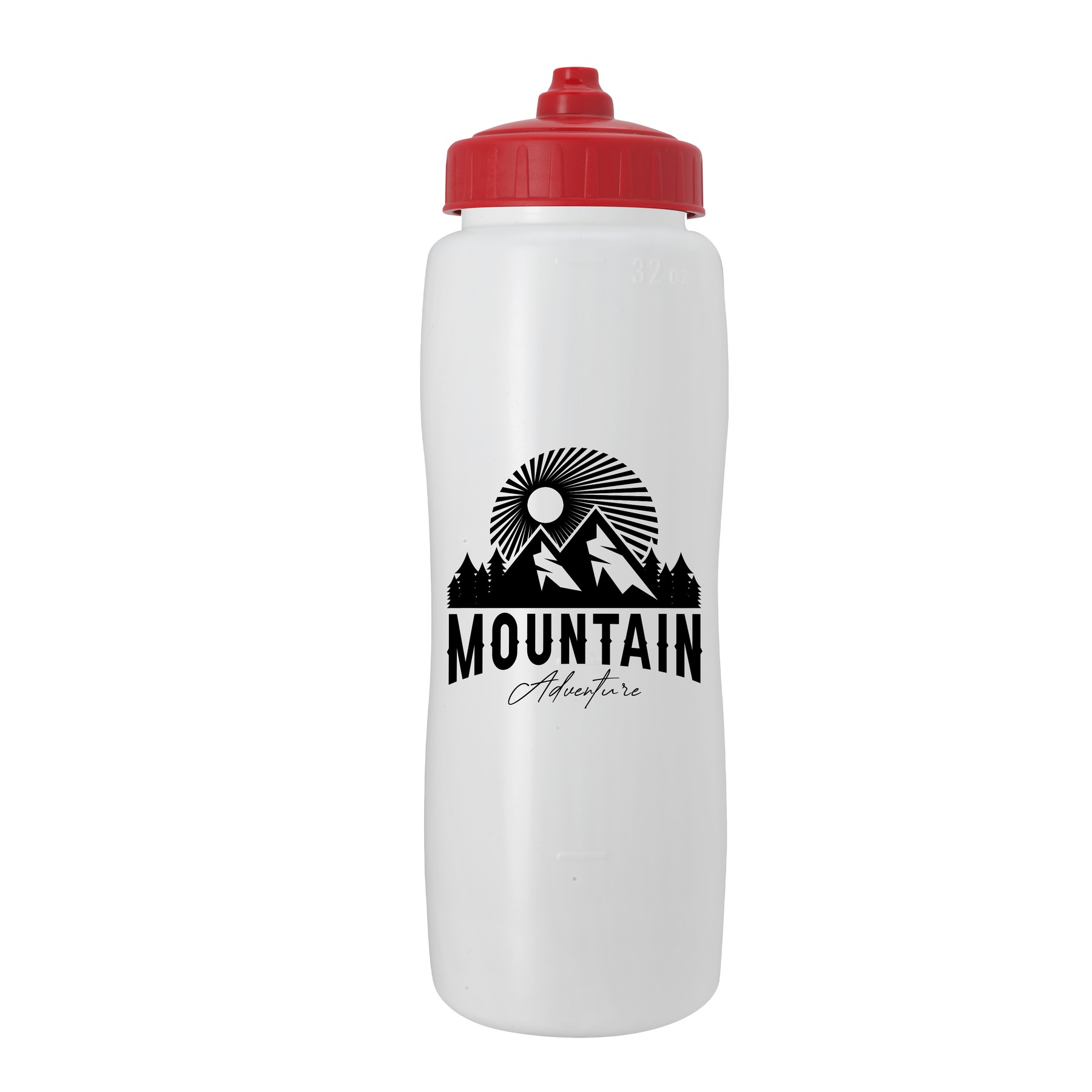 Picture of Garyline® Curve Sport Bottle with Mighty-Shot Valve Lid - 32 oz.