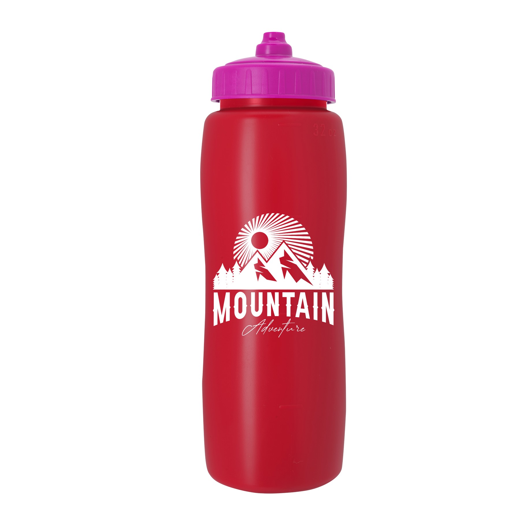 Picture of Garyline® Curve Sport Bottle with Mighty-Shot Valve Lid - 32 oz.
