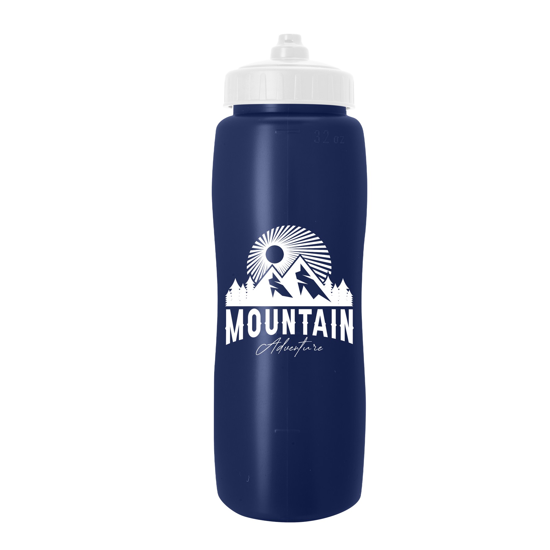 Picture of Garyline® Curve Sport Bottle with Mighty-Shot Valve Lid - 32 oz.