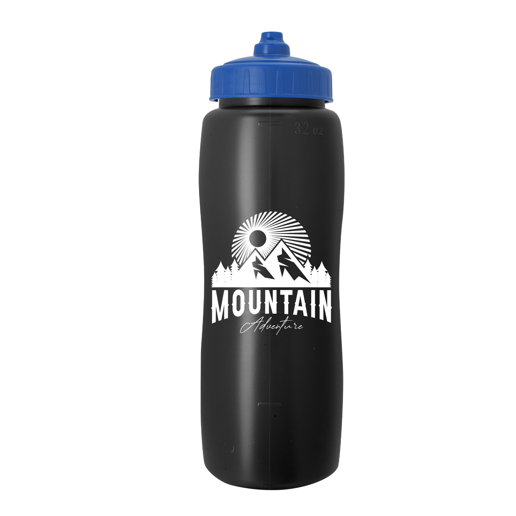 Picture of Garyline® Curve Sport Bottle with Mighty-Shot Valve Lid - 32 oz.