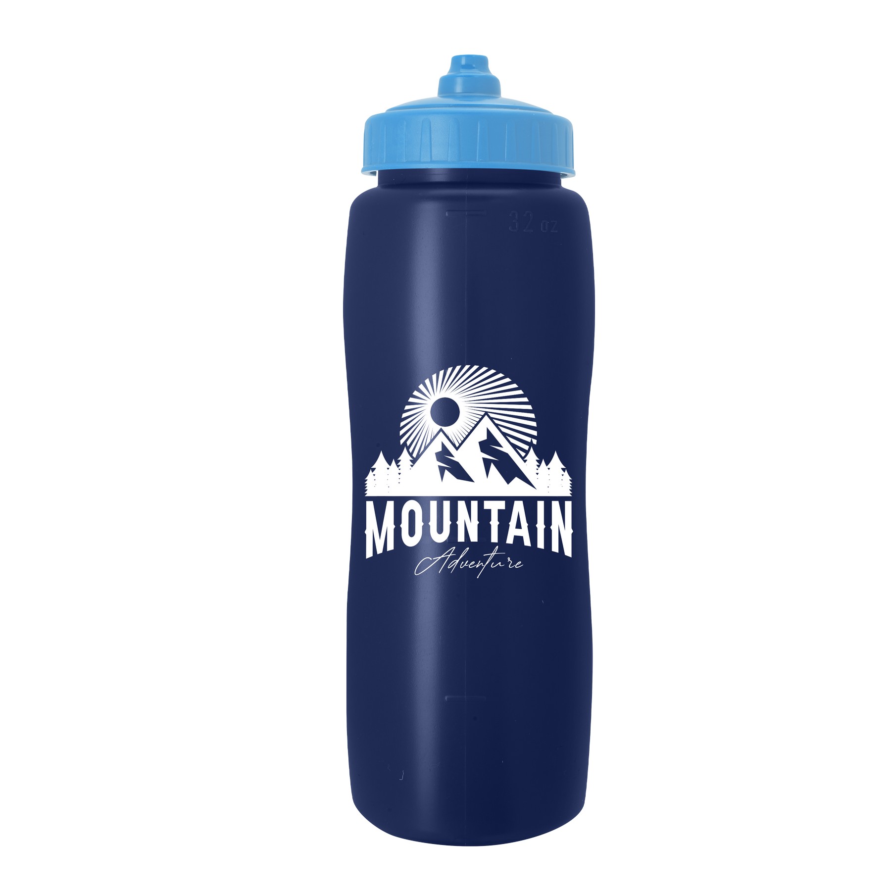 Picture of Garyline® Curve Sport Bottle with Mighty-Shot Valve Lid - 32 oz.