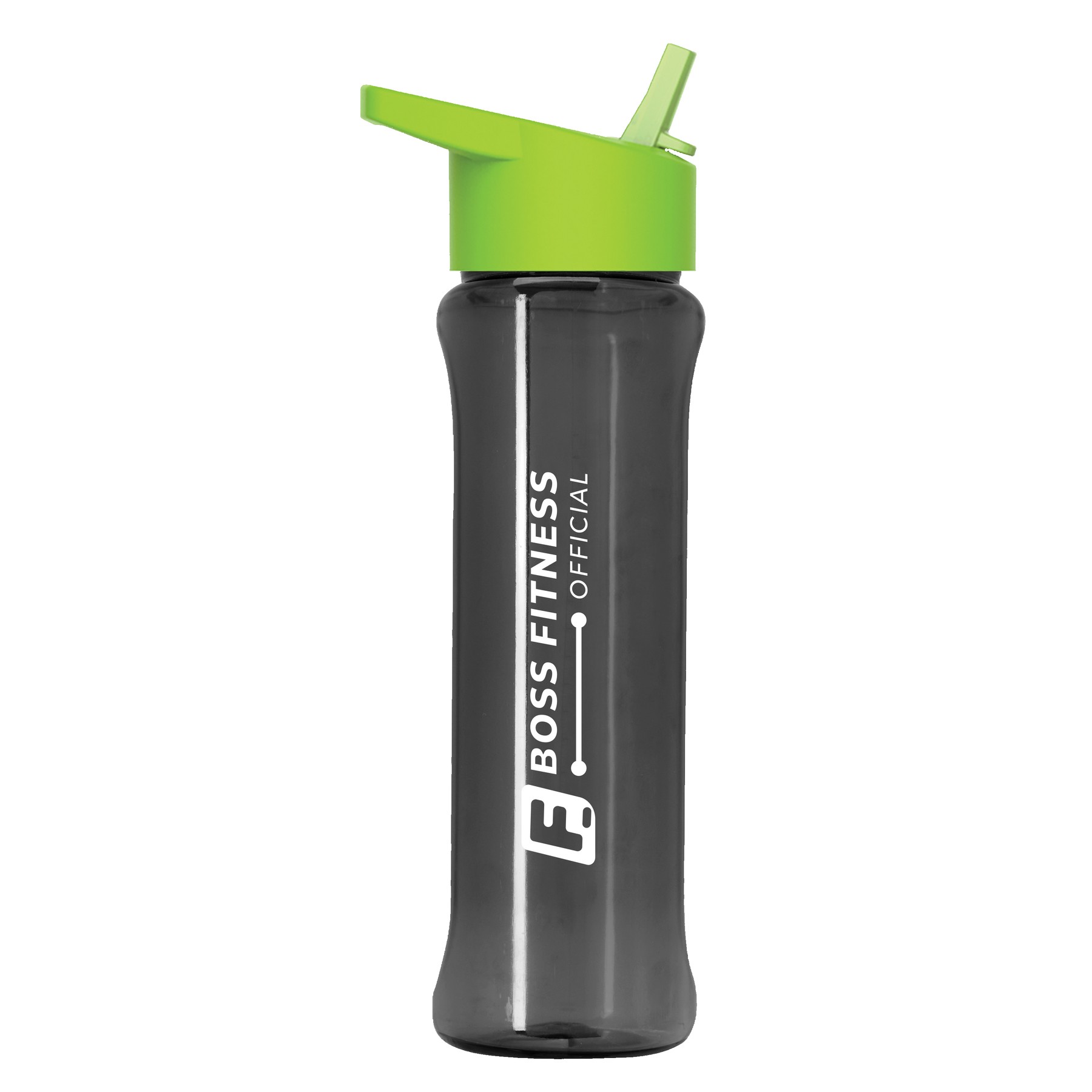 Picture of Garyline® Boss Embossed RPET Bottle with Flip-Straw Lid - 26 oz.