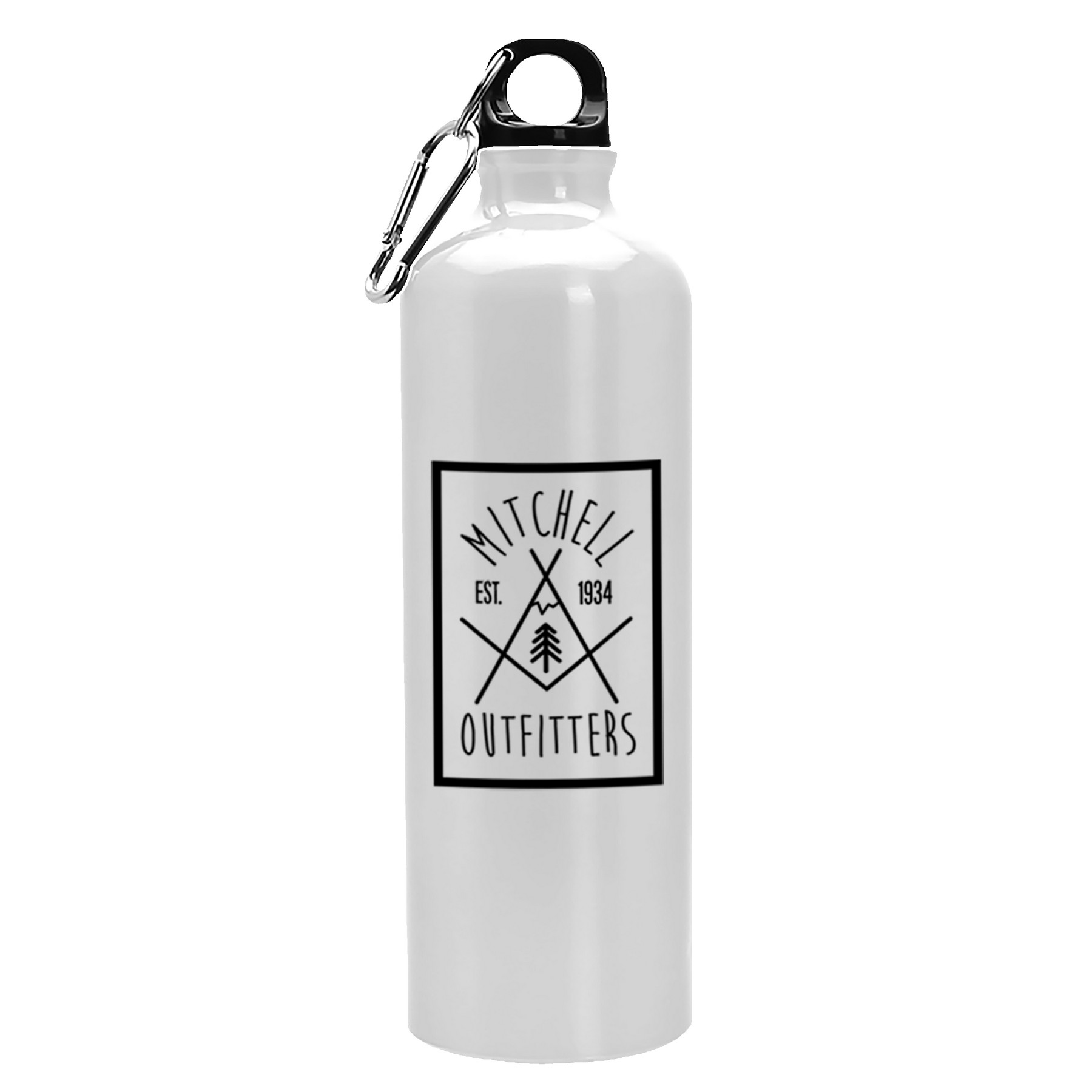 Picture of Garyline® Excursion Aluminum Bottle with Carabiner - 25 oz.