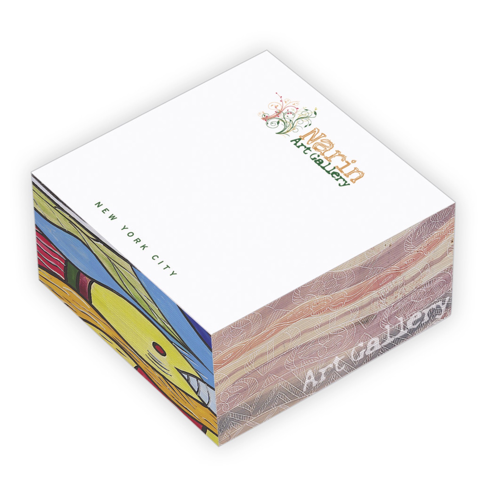Picture of Souvenir® 3" x 3" x 1.5" Non-Adhesive Cube