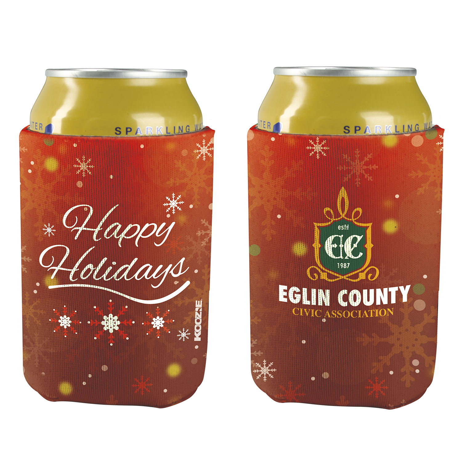 Picture of Koozie® britePix® Holiday Can Cooler