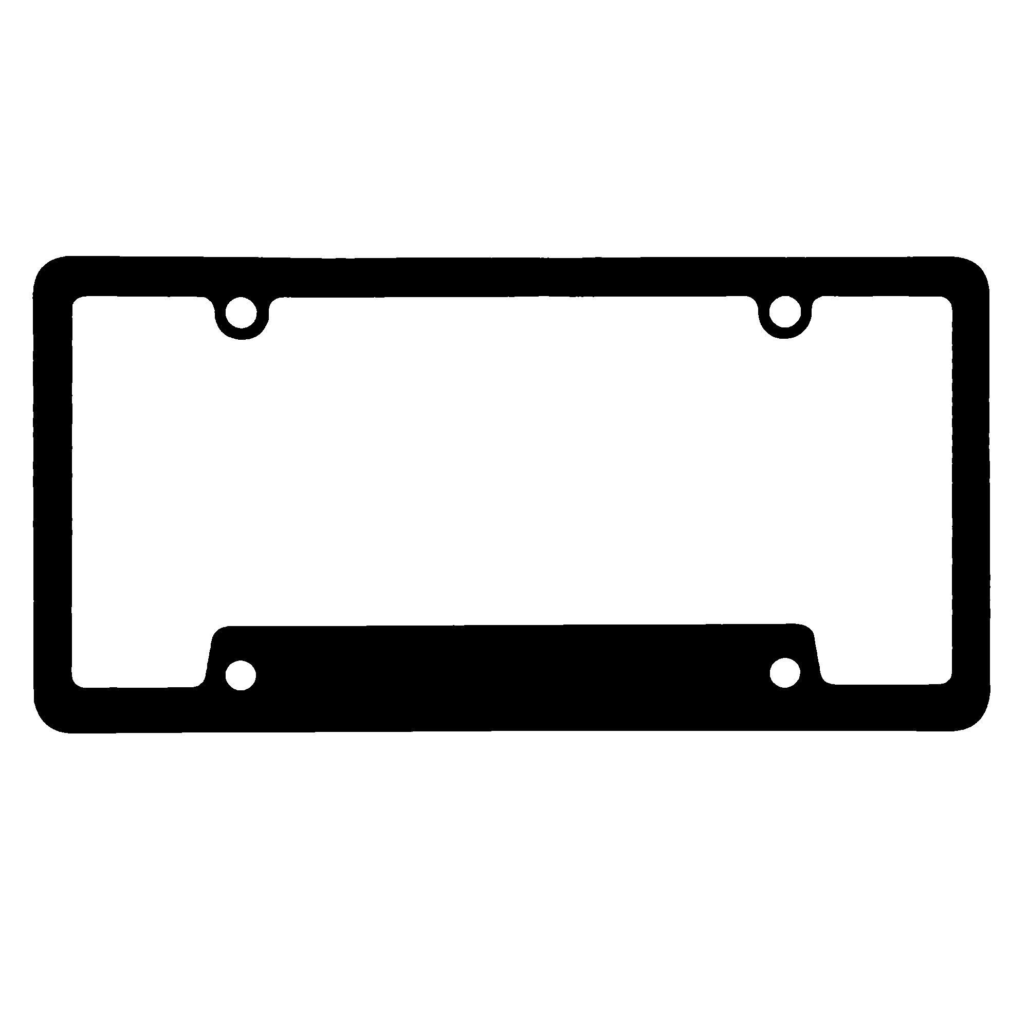 Picture of Corner View License Plate Frame