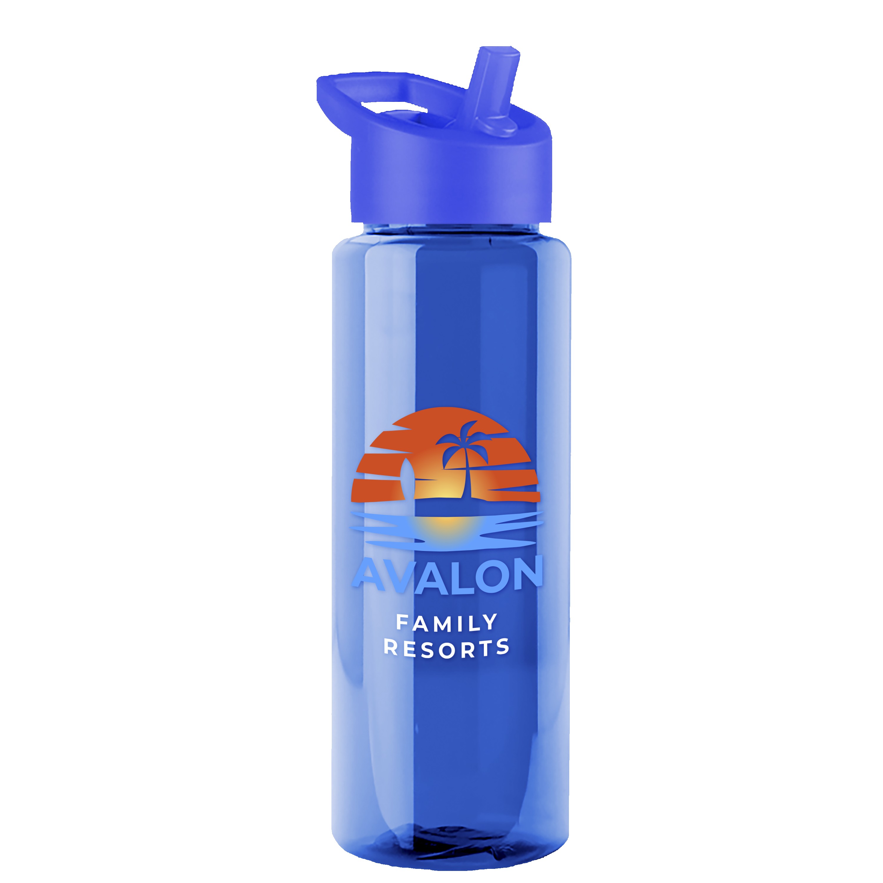 Picture of Garyline® Guzzler Bottle with Flip-Straw Lid - 32 oz.