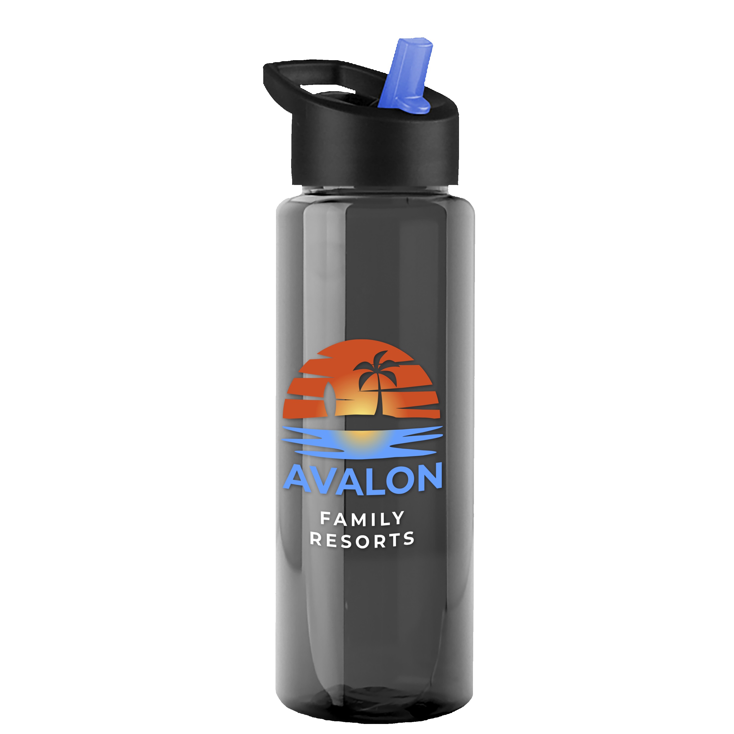 Picture of Garyline® Guzzler Bottle with Flip-Straw Lid - 32 oz.