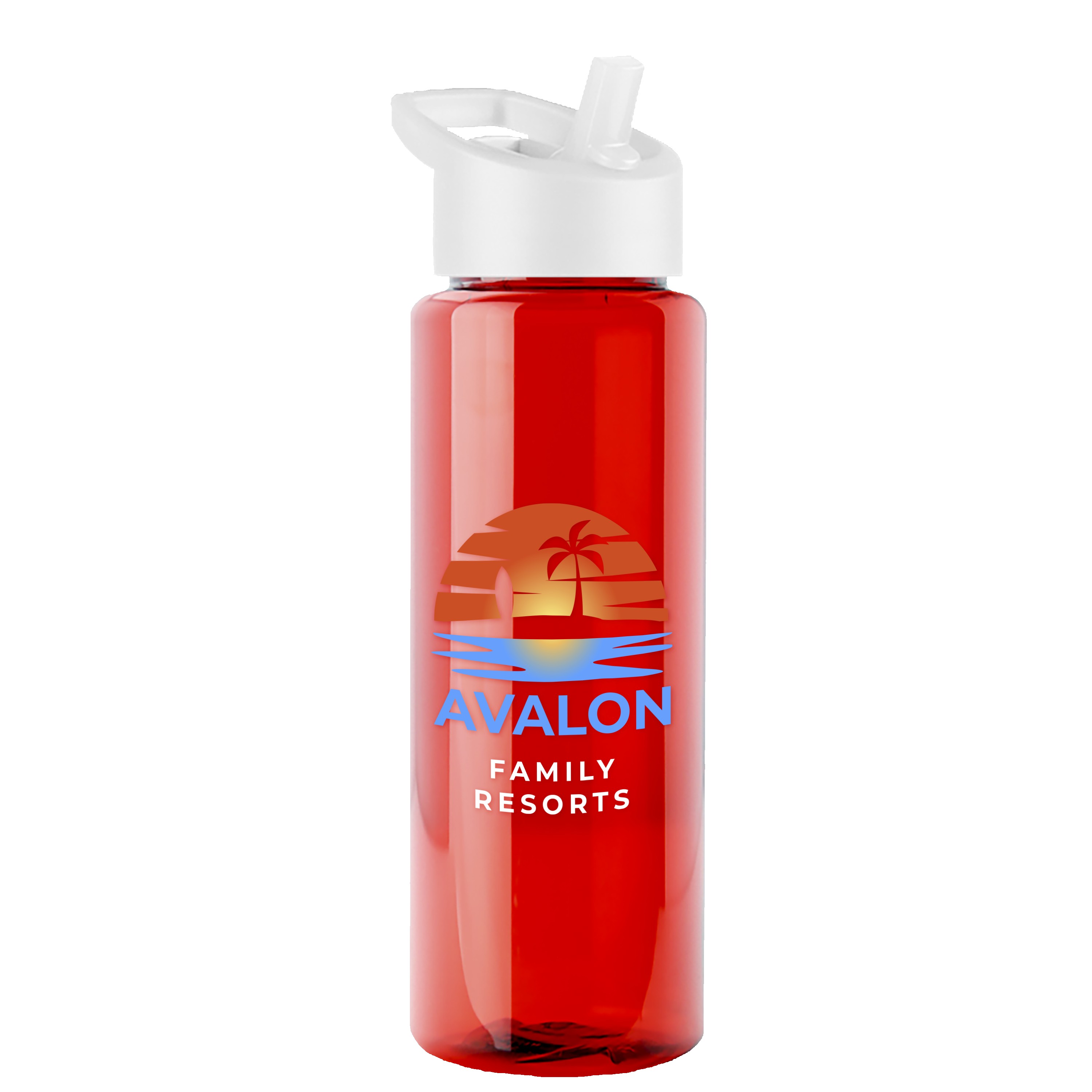 Picture of Garyline® Guzzler Bottle with Flip-Straw Lid - 32 oz.