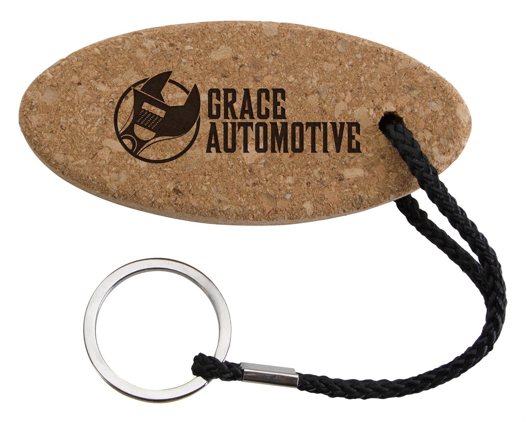 Picture of Buoy Oval Cork Keychain
