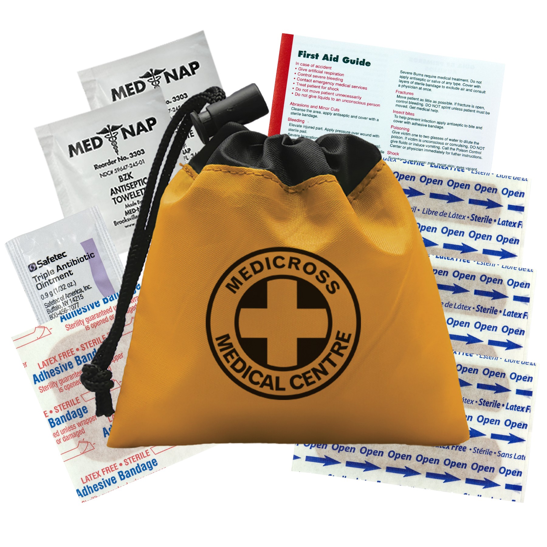 Picture of Garyline® Cinch Pouch First Aid Kit - 11 Piece