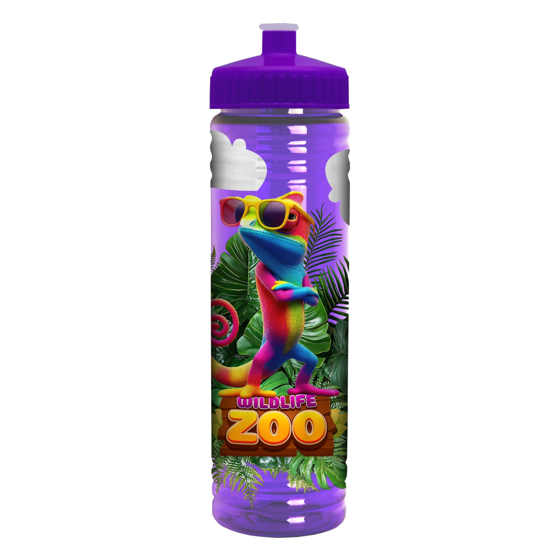 Picture of Garyline® Slim Fit Bottle with Push-Pull Lid - 24 oz.