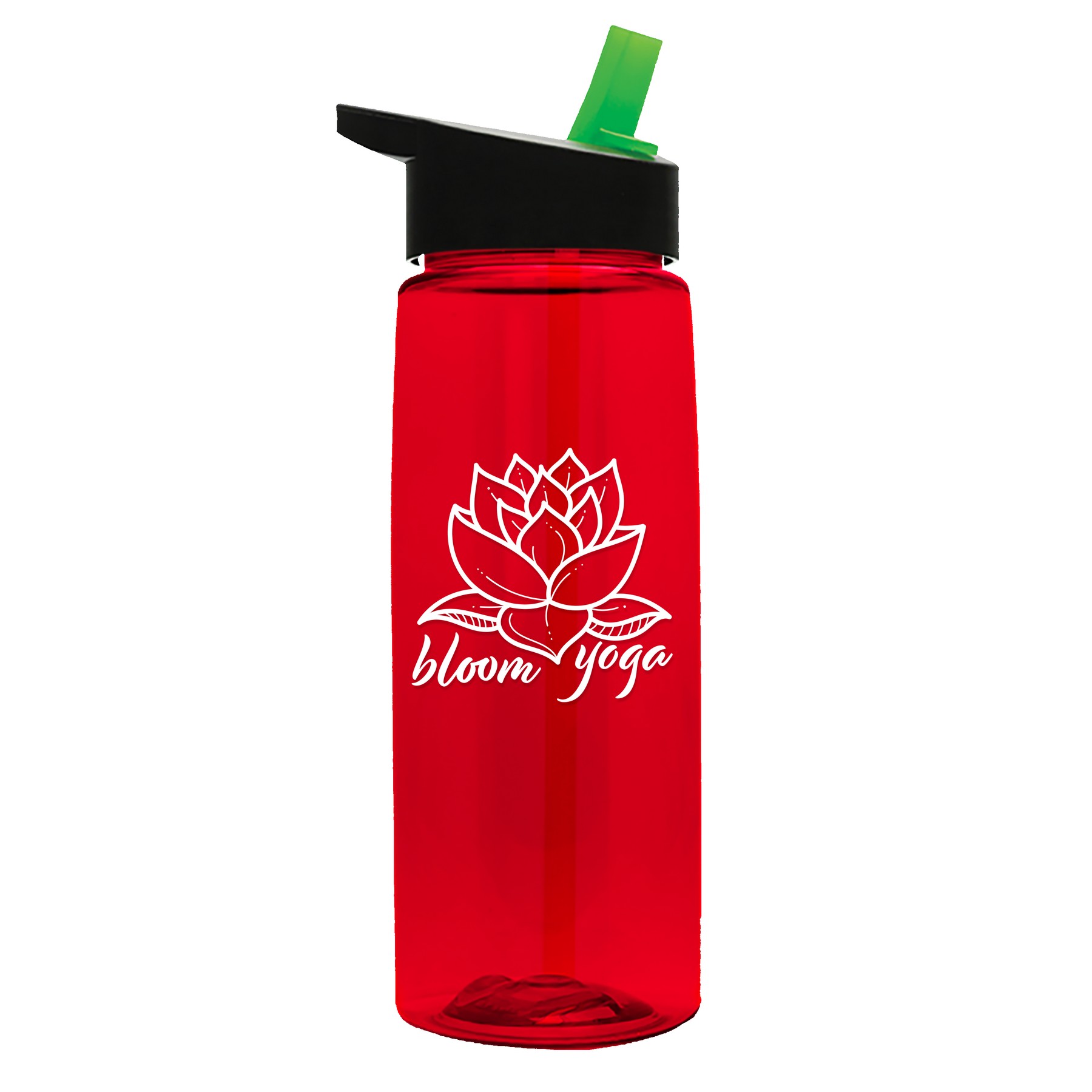 Picture of Garyline® Flair Tritan® Bottle with Flip-Straw Lid - 26 oz.