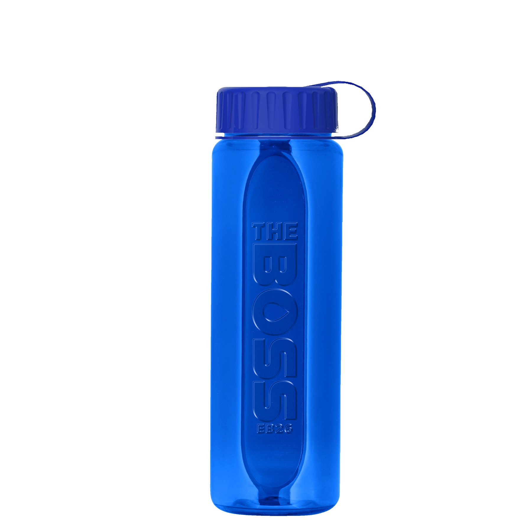Picture of Garyline® Boss Embossed RPET Bottle with Tethered Lid - 26 oz.