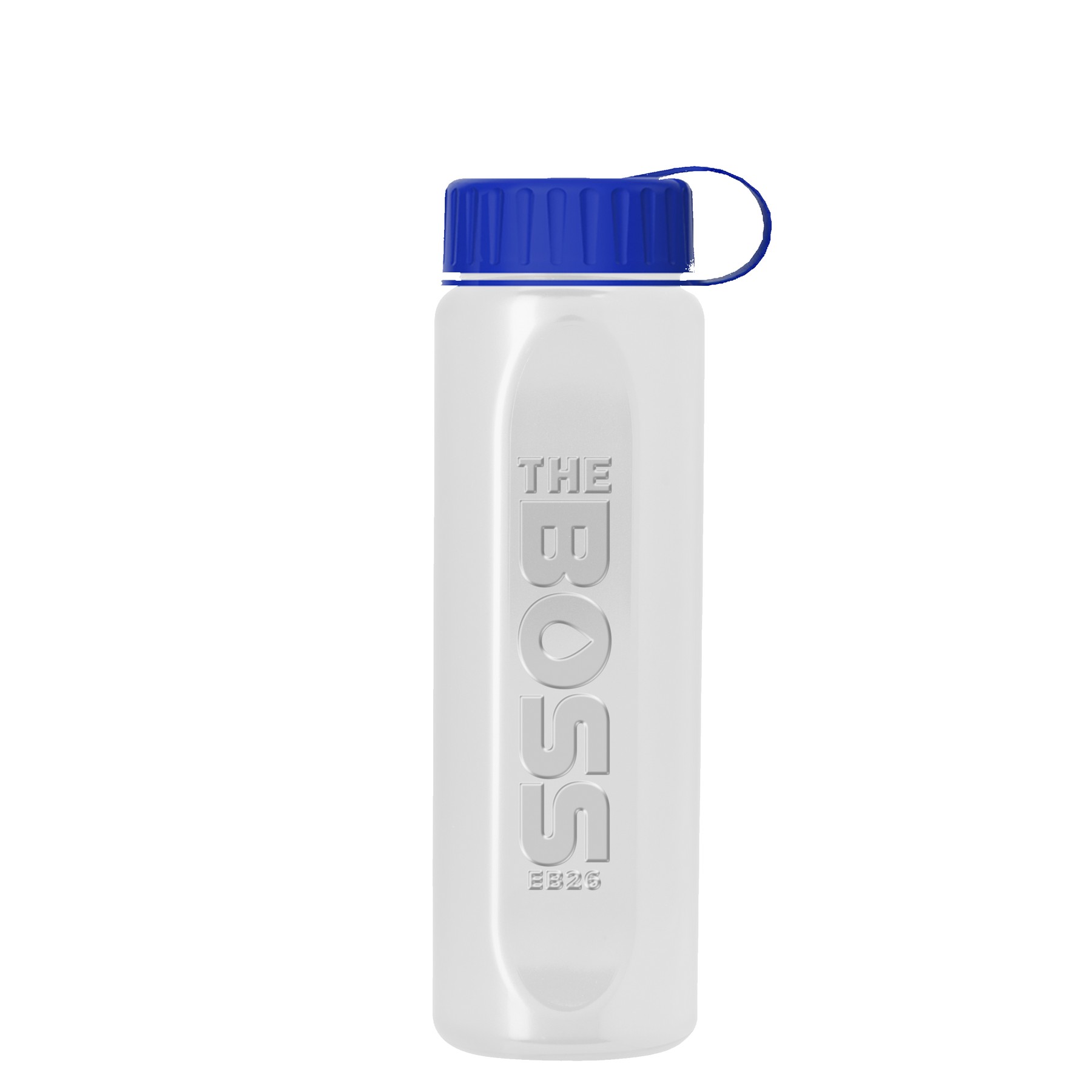 Picture of Garyline® Boss Embossed RPET Bottle with Tethered Lid - 26 oz.