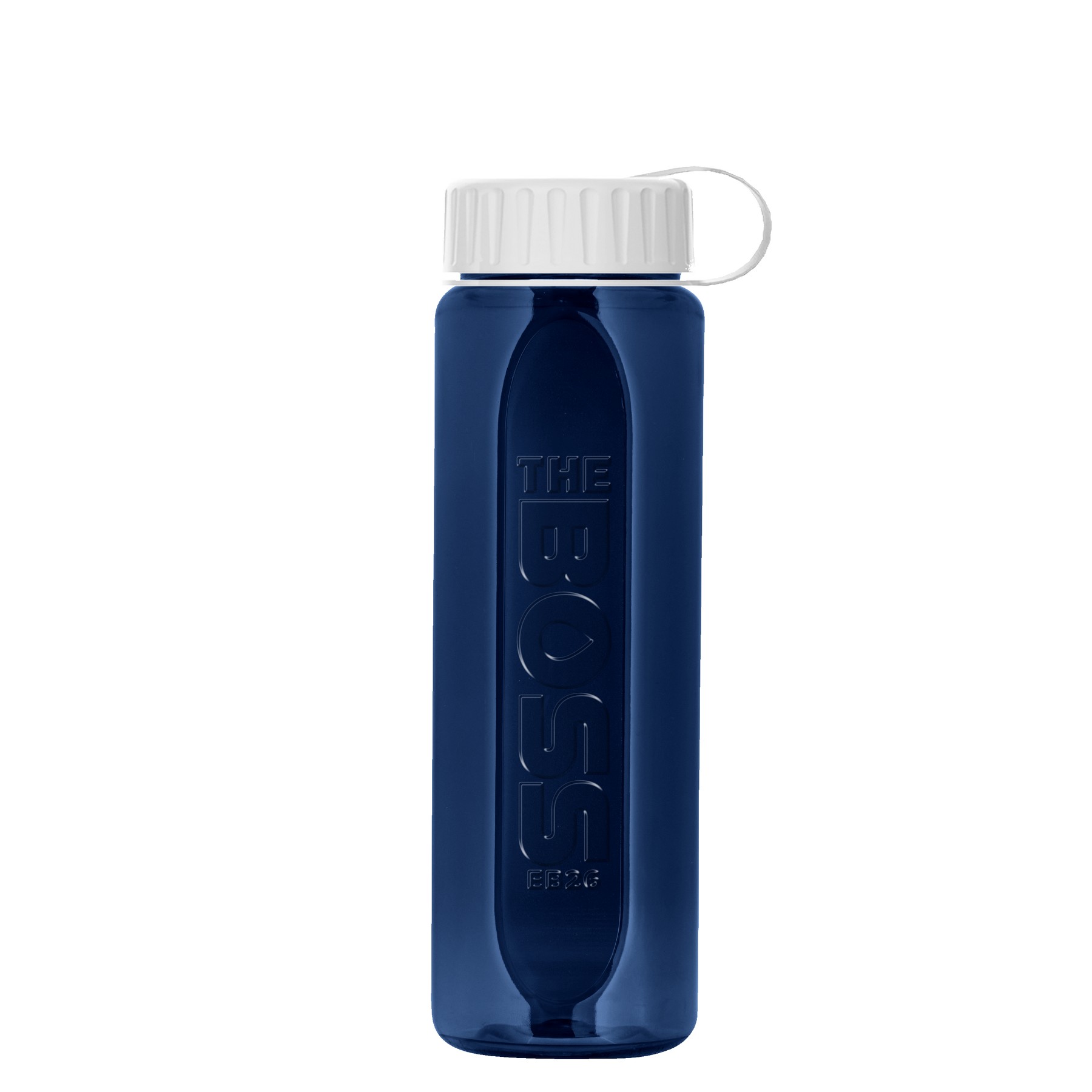 Picture of Garyline® Boss Embossed RPET Bottle with Tethered Lid - 26 oz.