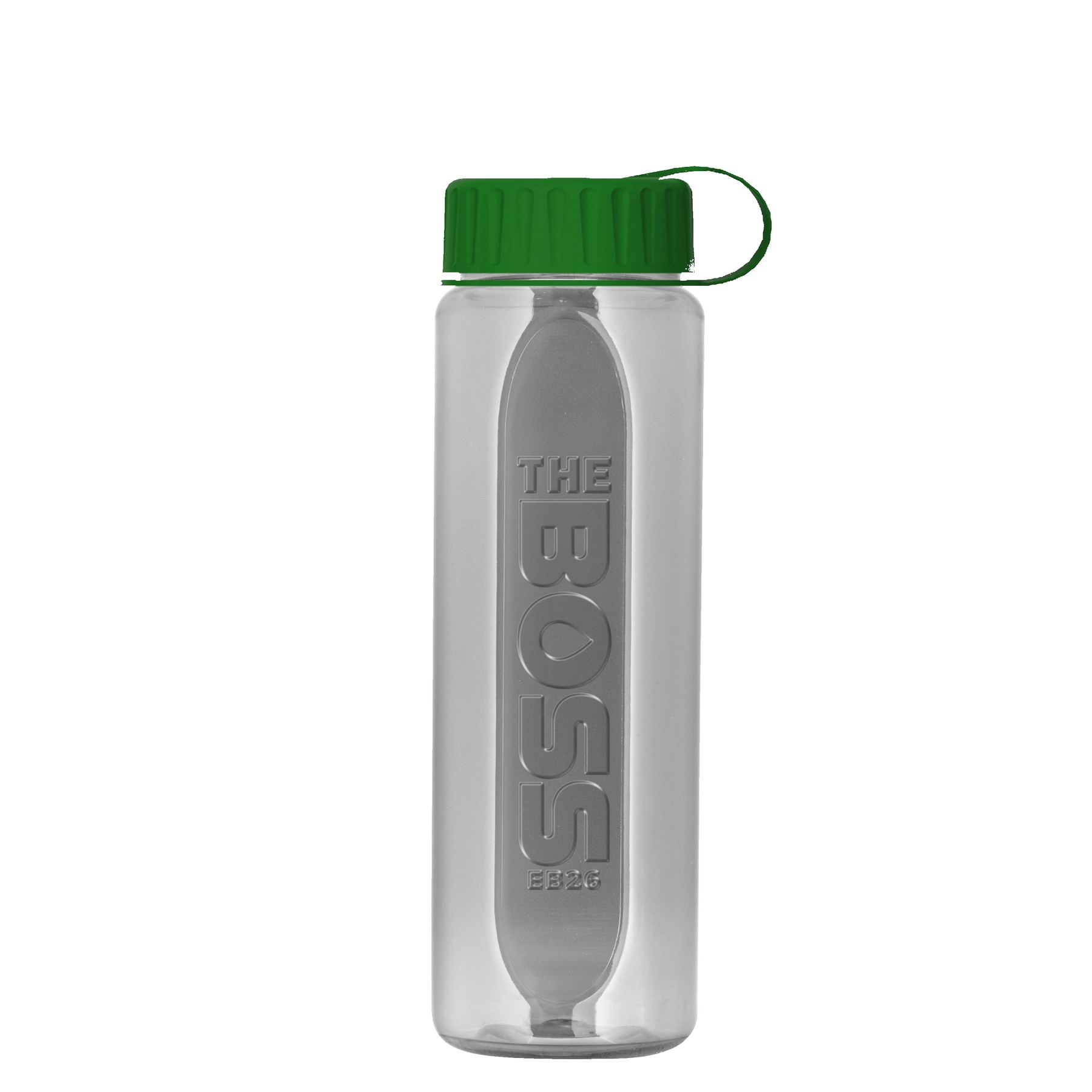 Picture of Garyline® Boss Embossed RPET Bottle with Tethered Lid - 26 oz.