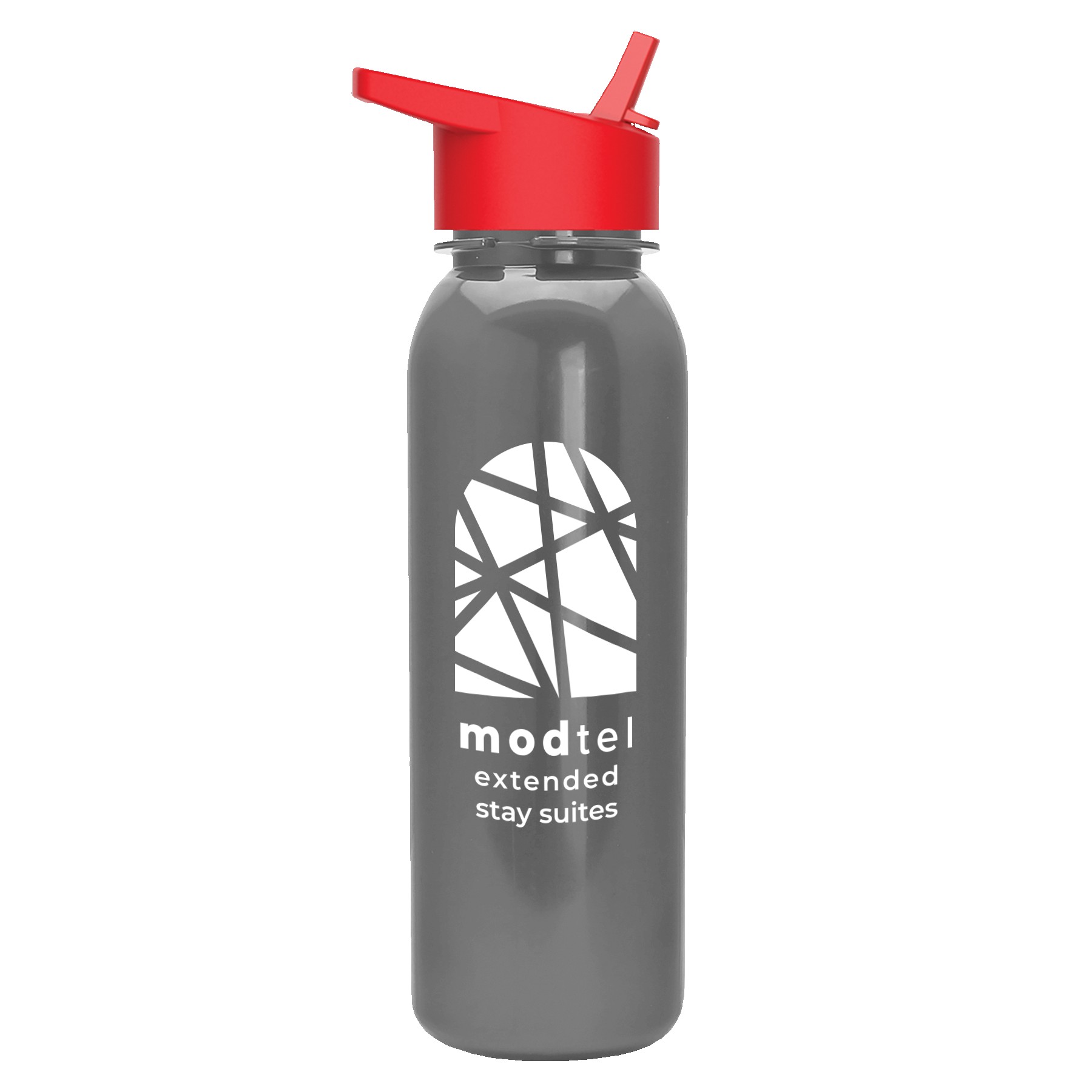 Picture of Garyline® Terrain Metallike Bottle with Flip-Straw Lid - 24 oz.