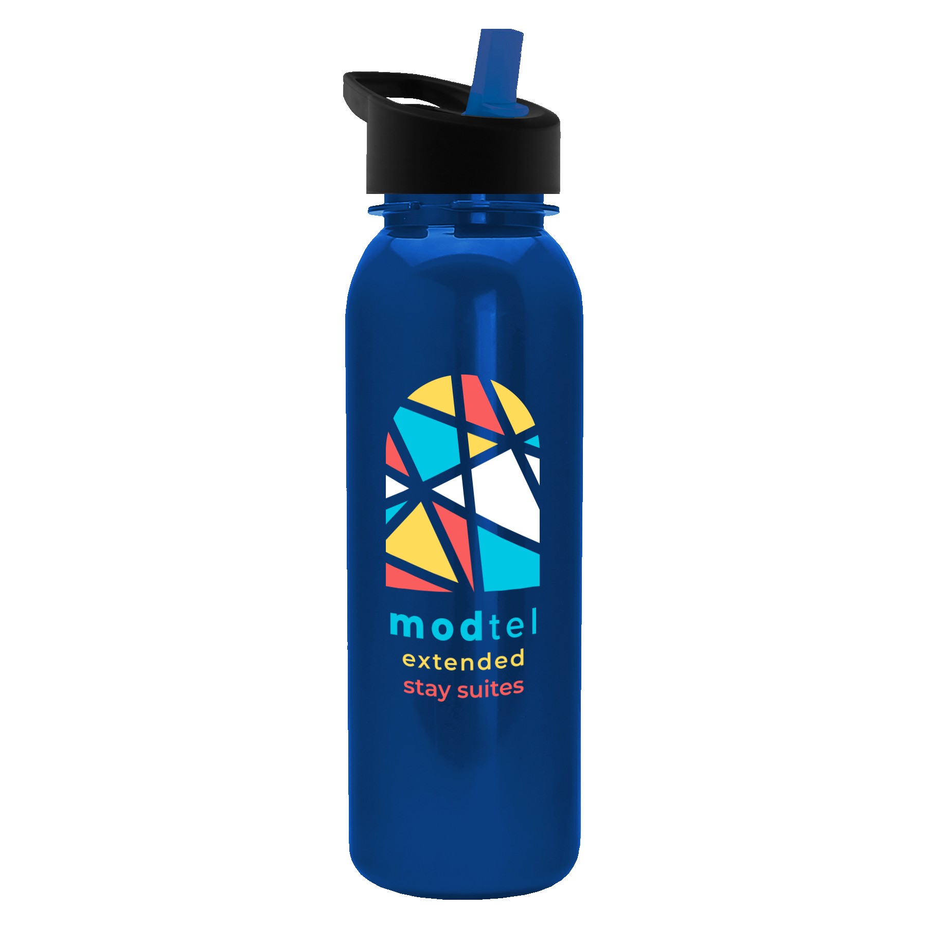 Picture of Garyline® Terrain Metallike Bottle with Flip-Straw Lid - 24 oz.