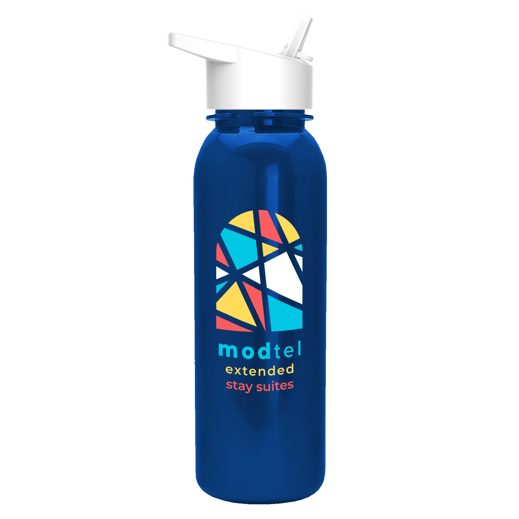 Picture of Garyline® Terrain Metallike Bottle with Flip-Straw Lid - 24 oz.