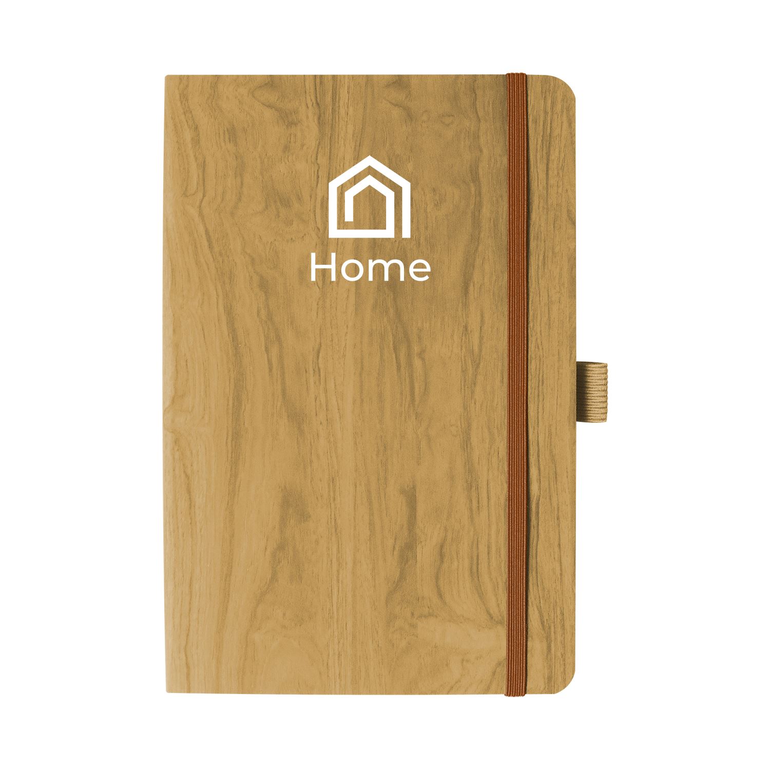 Picture of Good Value™ Soft-Touch Wood Grain Journal