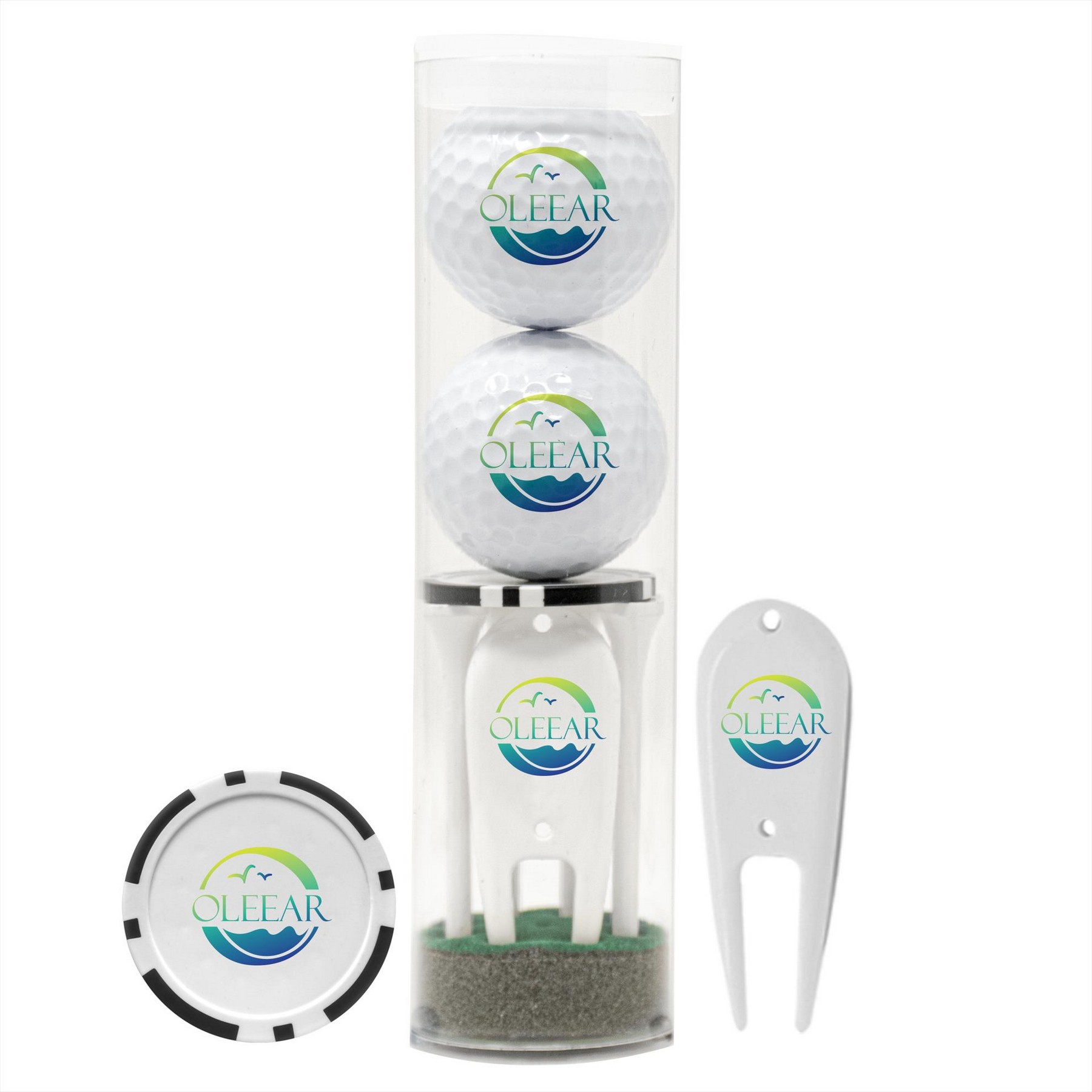 Picture of Classic 2-Ball Par Pack with Tees, Tool & Poker Chip