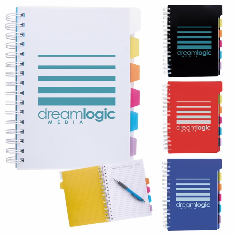 Picture of Good Value™ Spiral Notebook with Tabs