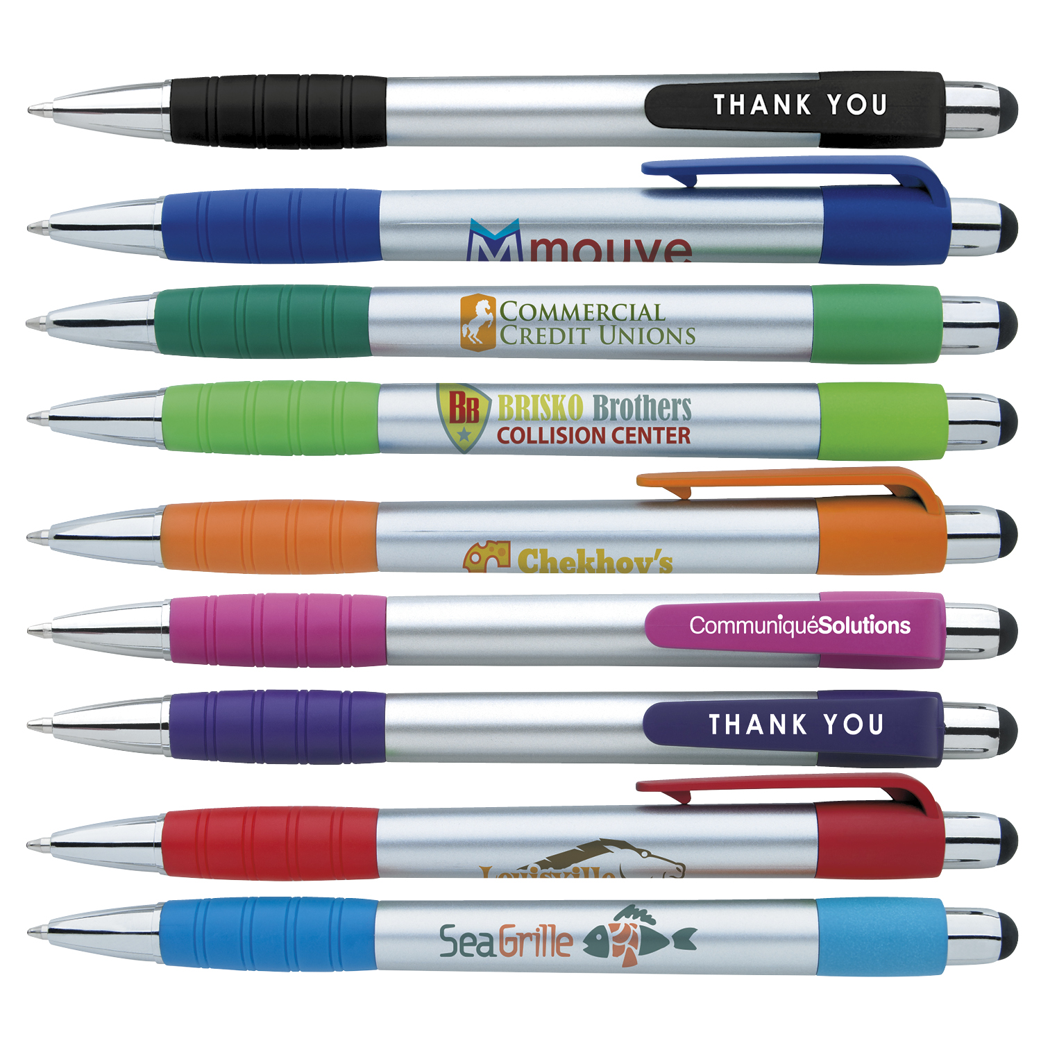 Picture of Good Value™ Silver Element Stylus RABS Pen