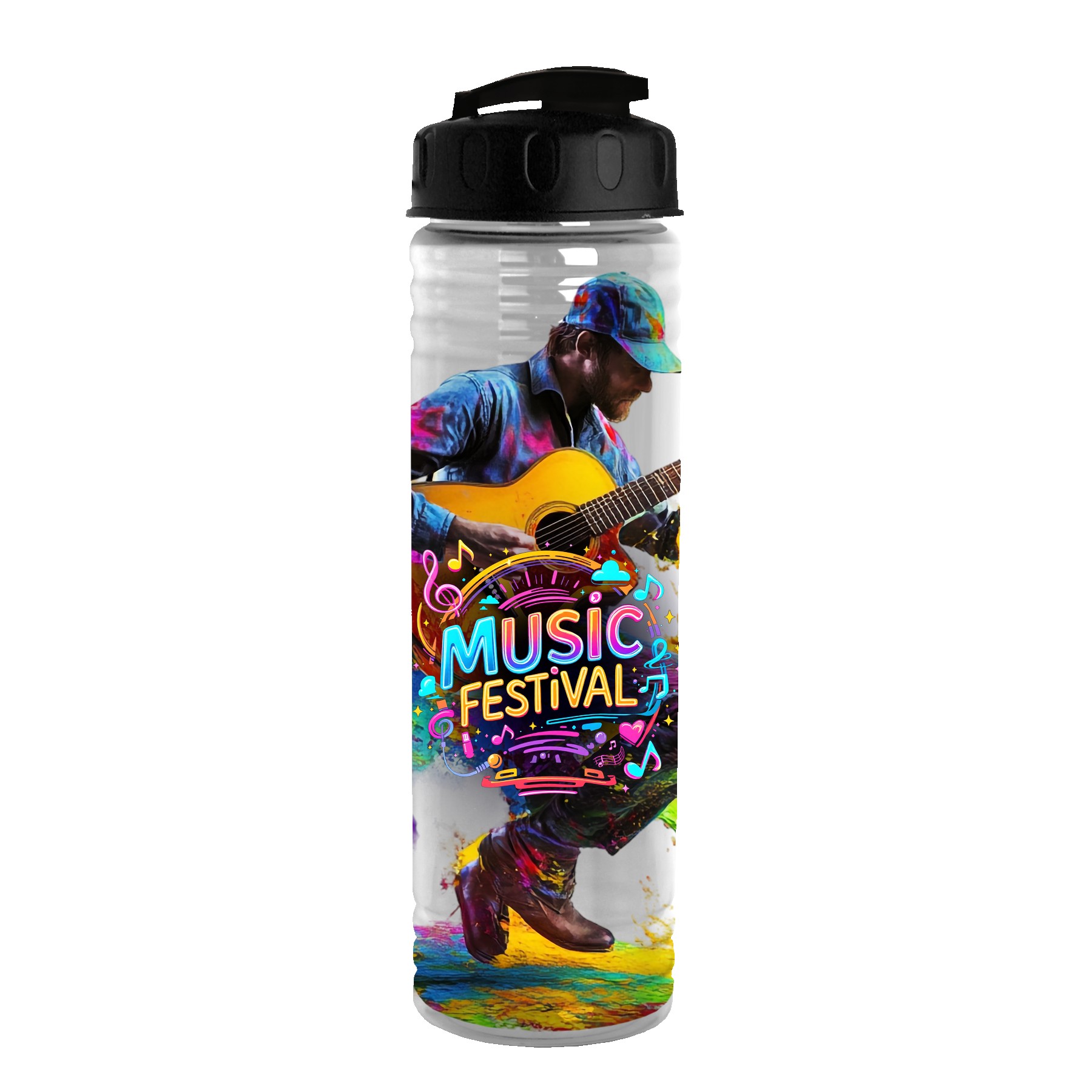 Picture of Garyline® Slim Fit Bottle with Flip-Top Lid - 24 oz.