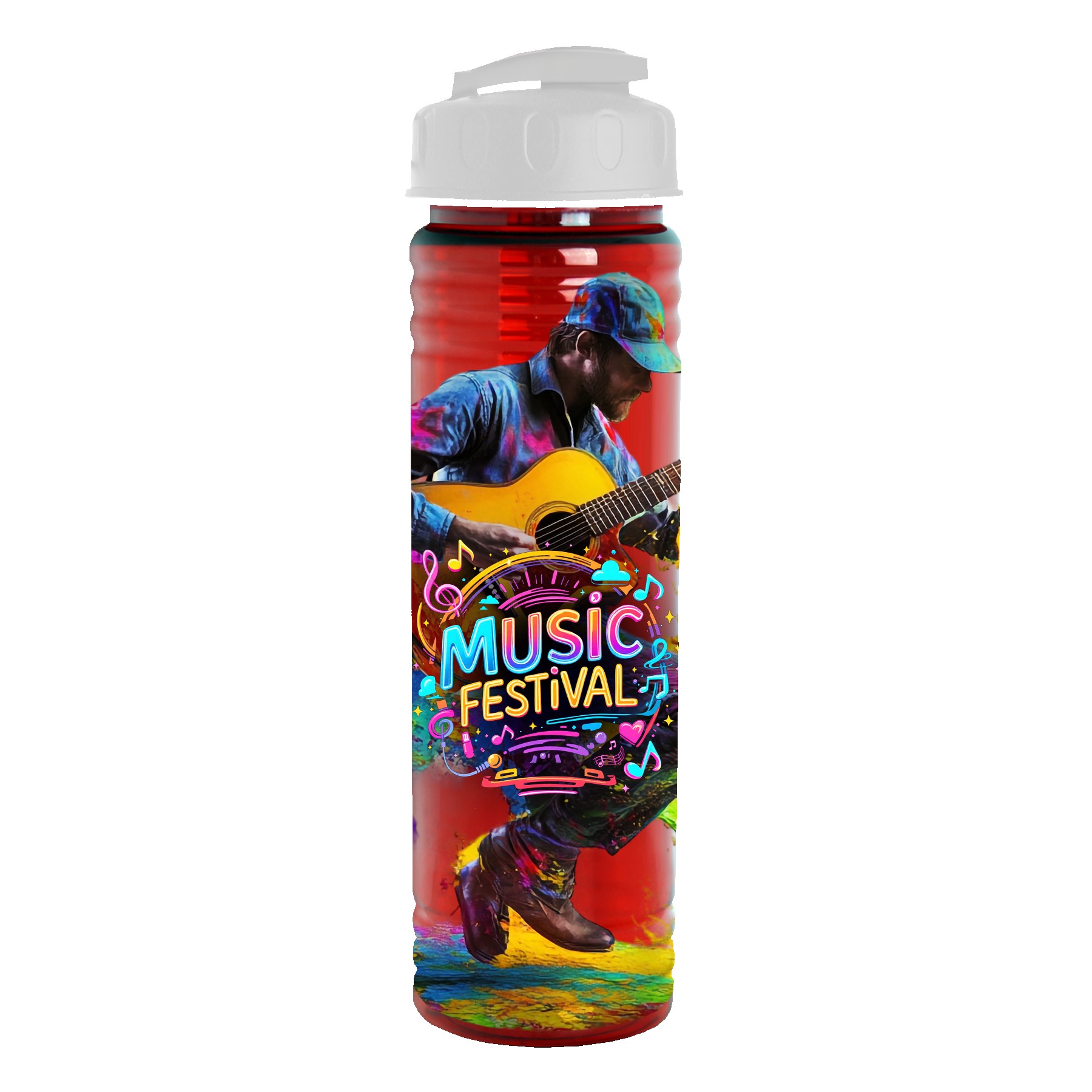 Picture of Garyline® Slim Fit Bottle with Flip-Top Lid - 24 oz.