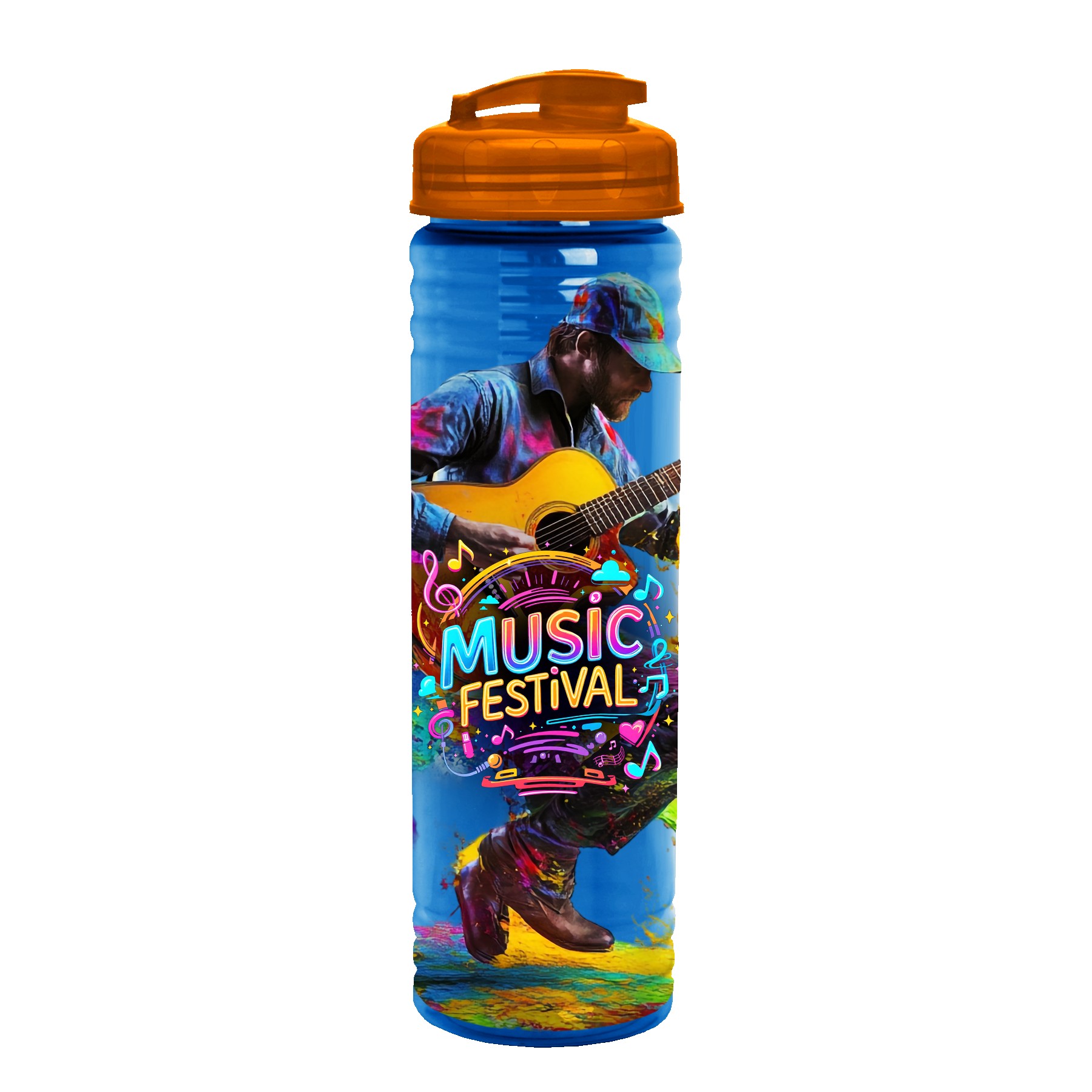 Picture of Garyline® Slim Fit Bottle with Flip-Top Lid - 24 oz.