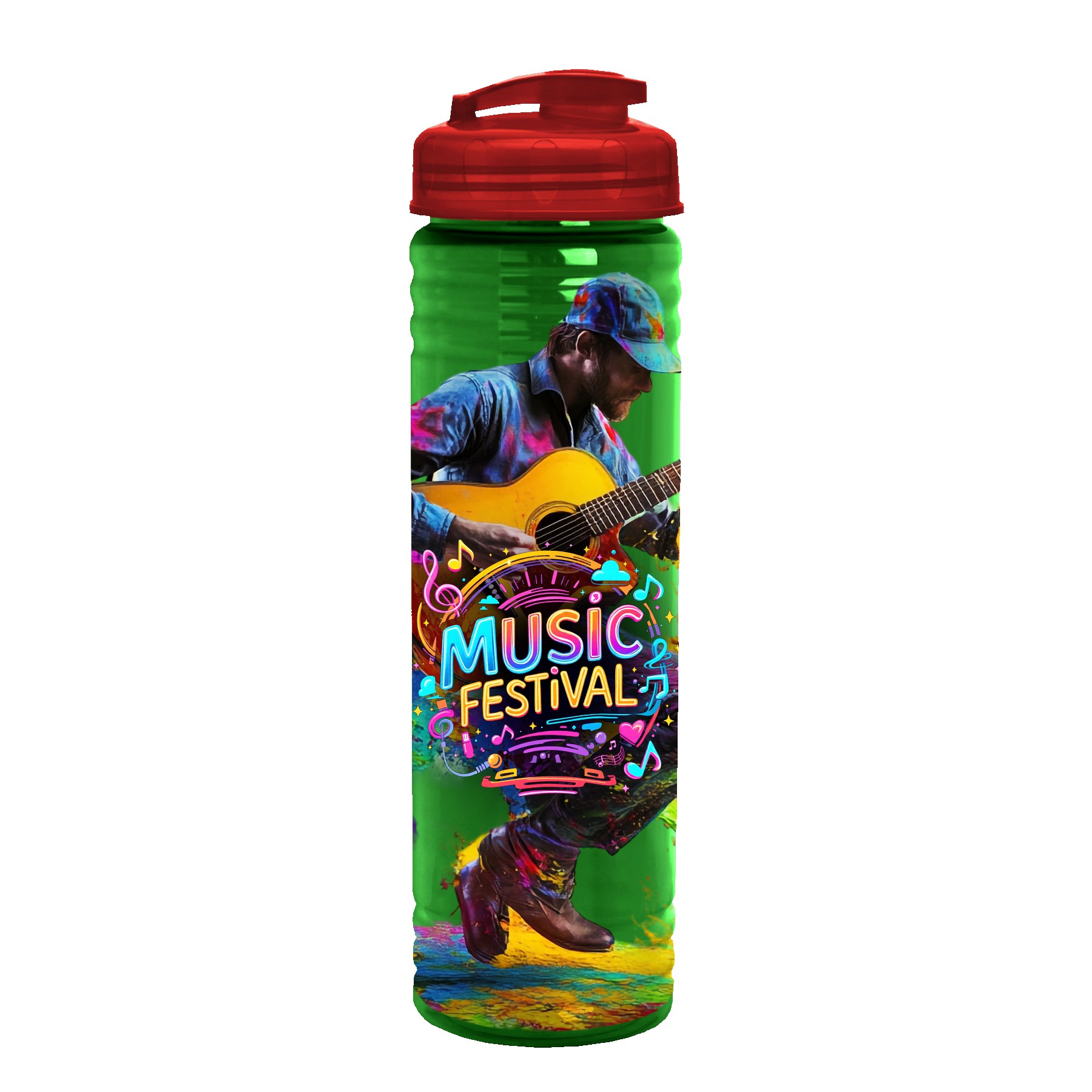 Picture of Garyline® Slim Fit Bottle with Flip-Top Lid - 24 oz.