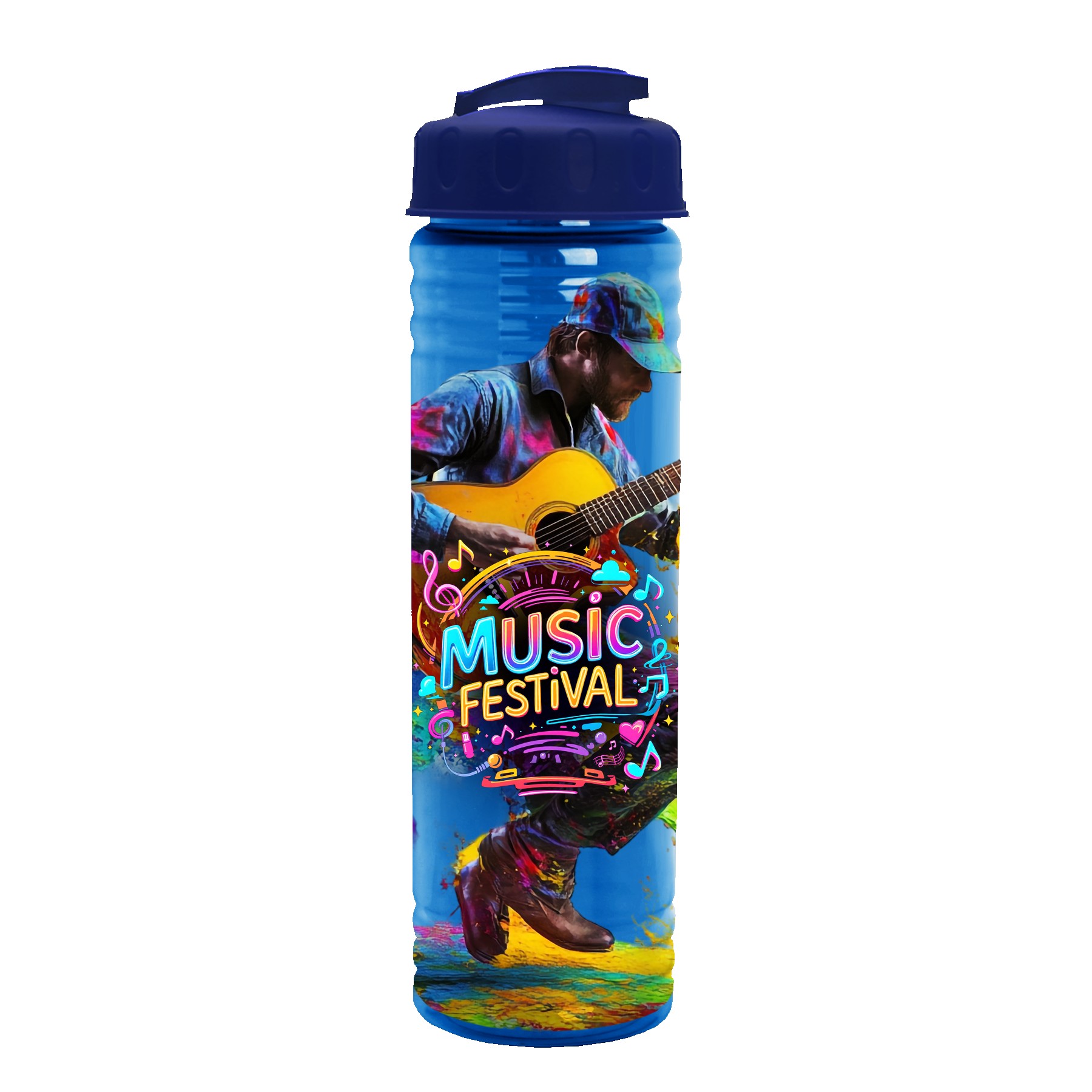 Picture of Garyline® Slim Fit Bottle with Flip-Top Lid - 24 oz.