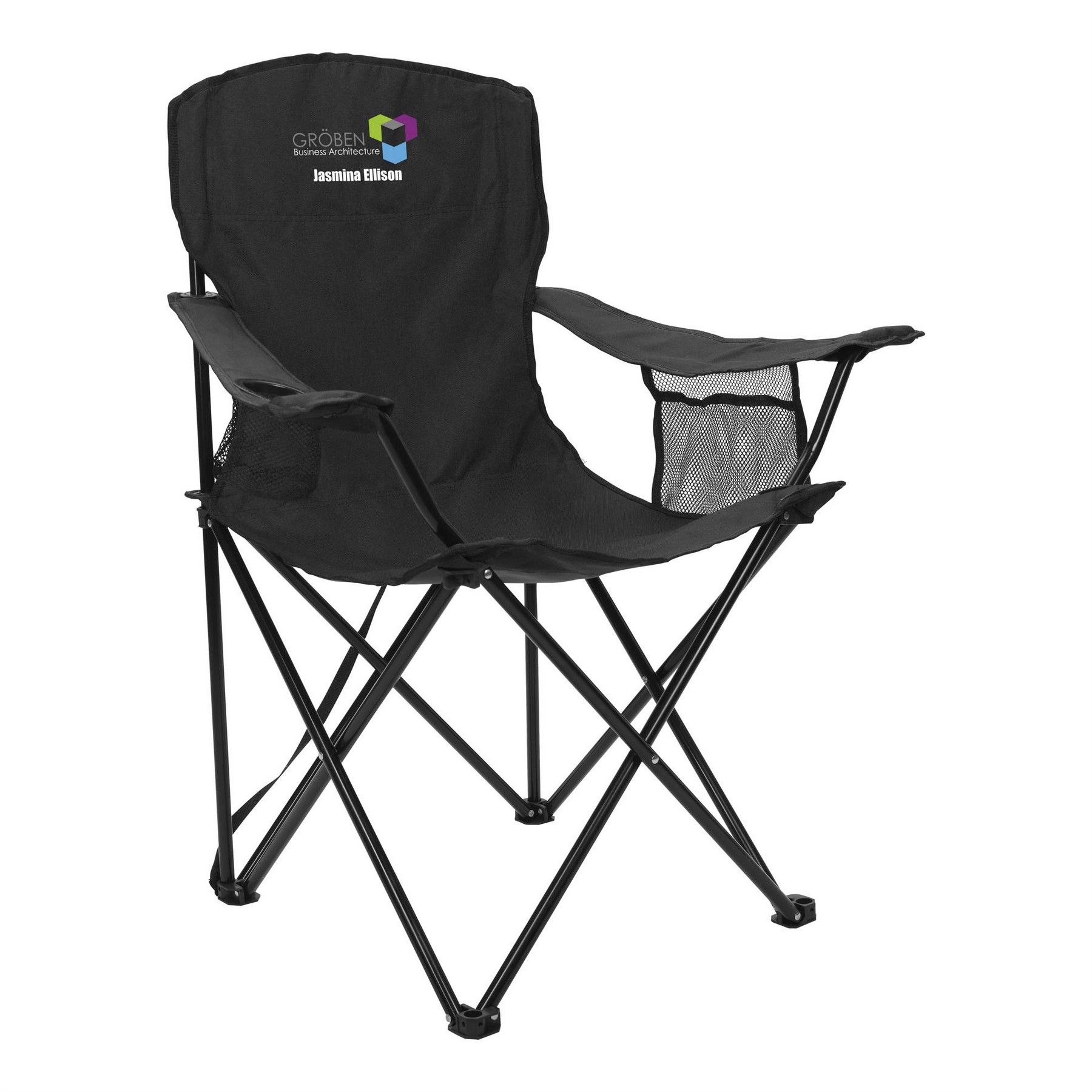 Picture of RPET Folding Chair with Carrying Strap