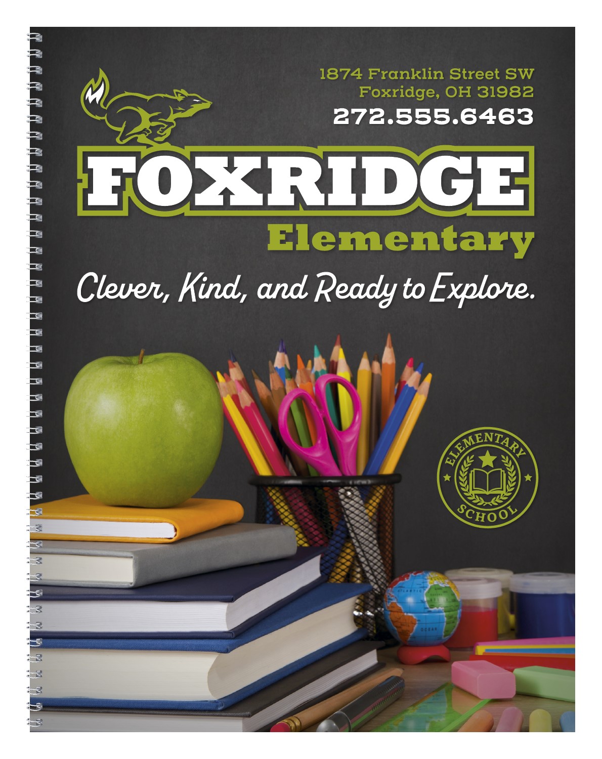 Picture of Good Value™ 8.5" x 11" Full-Color Notebook