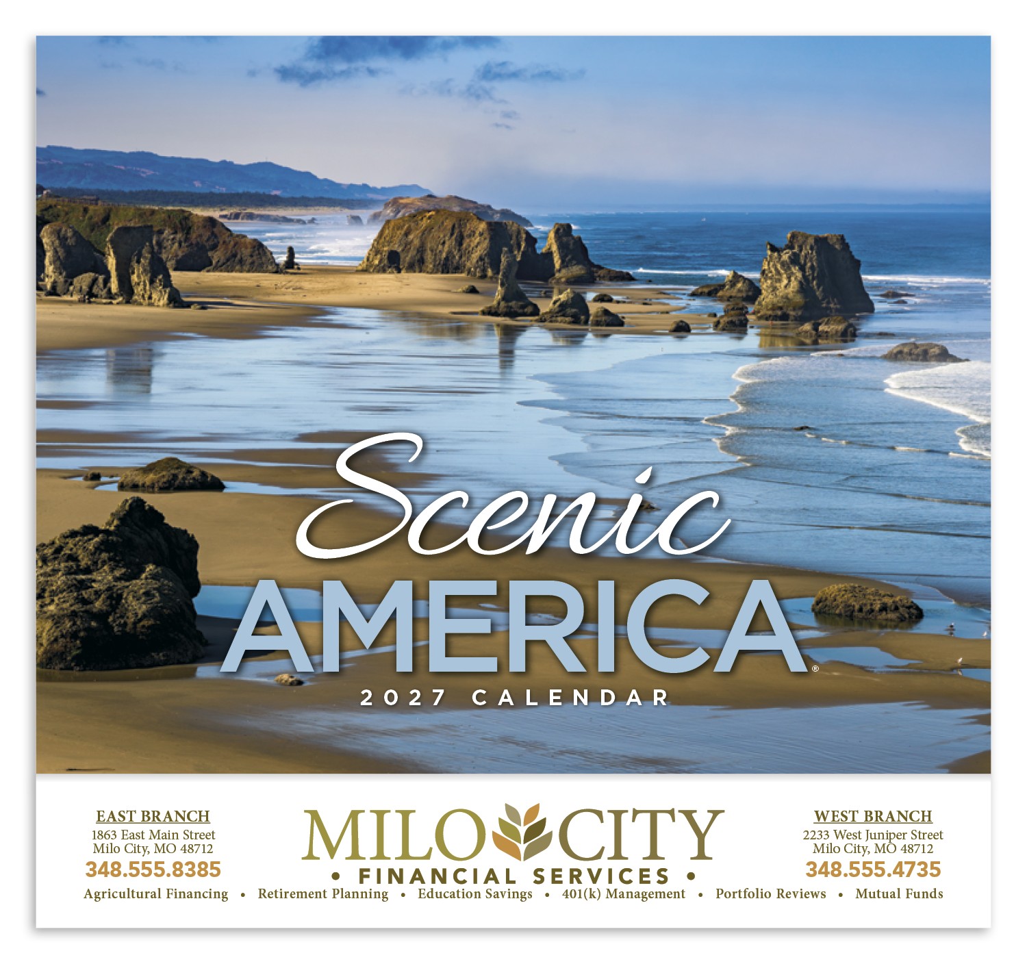 Picture of HotLine® Products Scenic America® Appointment Calendar - Stapled