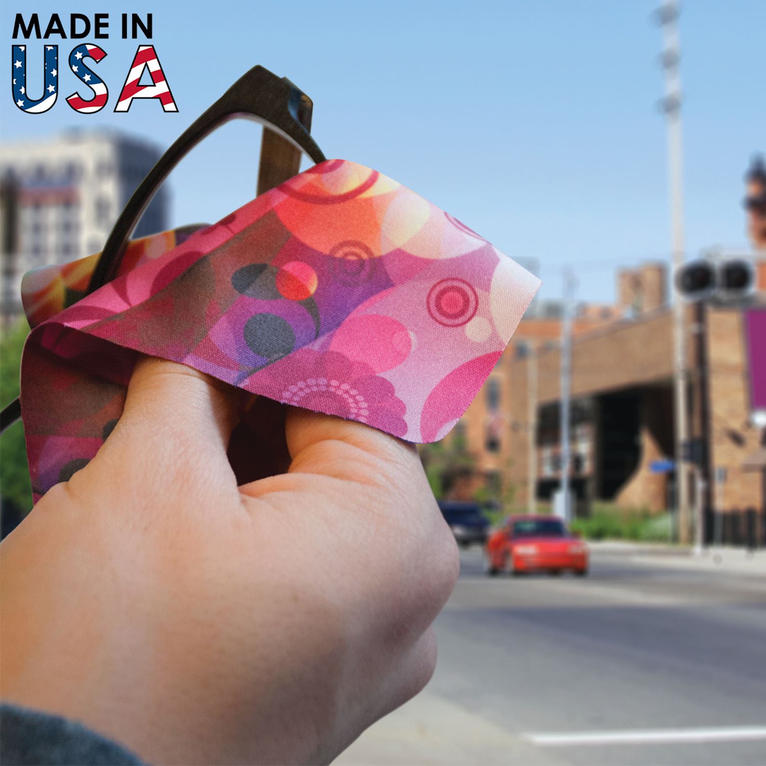 Picture of Toddy® Gear 6" x 6" Smart Cloth Thin - Microfiber Cleaning Cloth for Mobile Devices and Eyewear