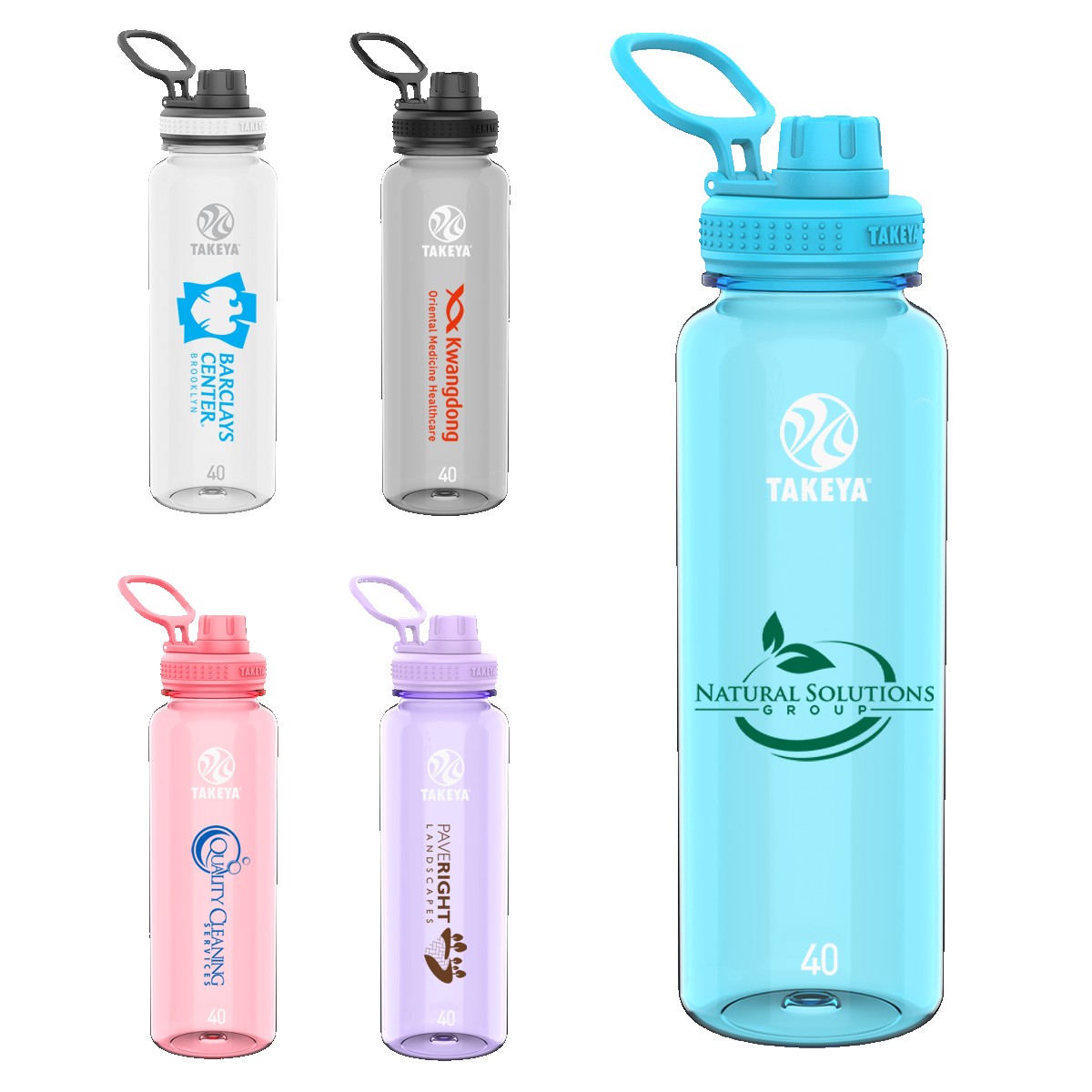 Picture of Takeya® 40 Oz. Tritan™ Bottle w/Spout Lid
