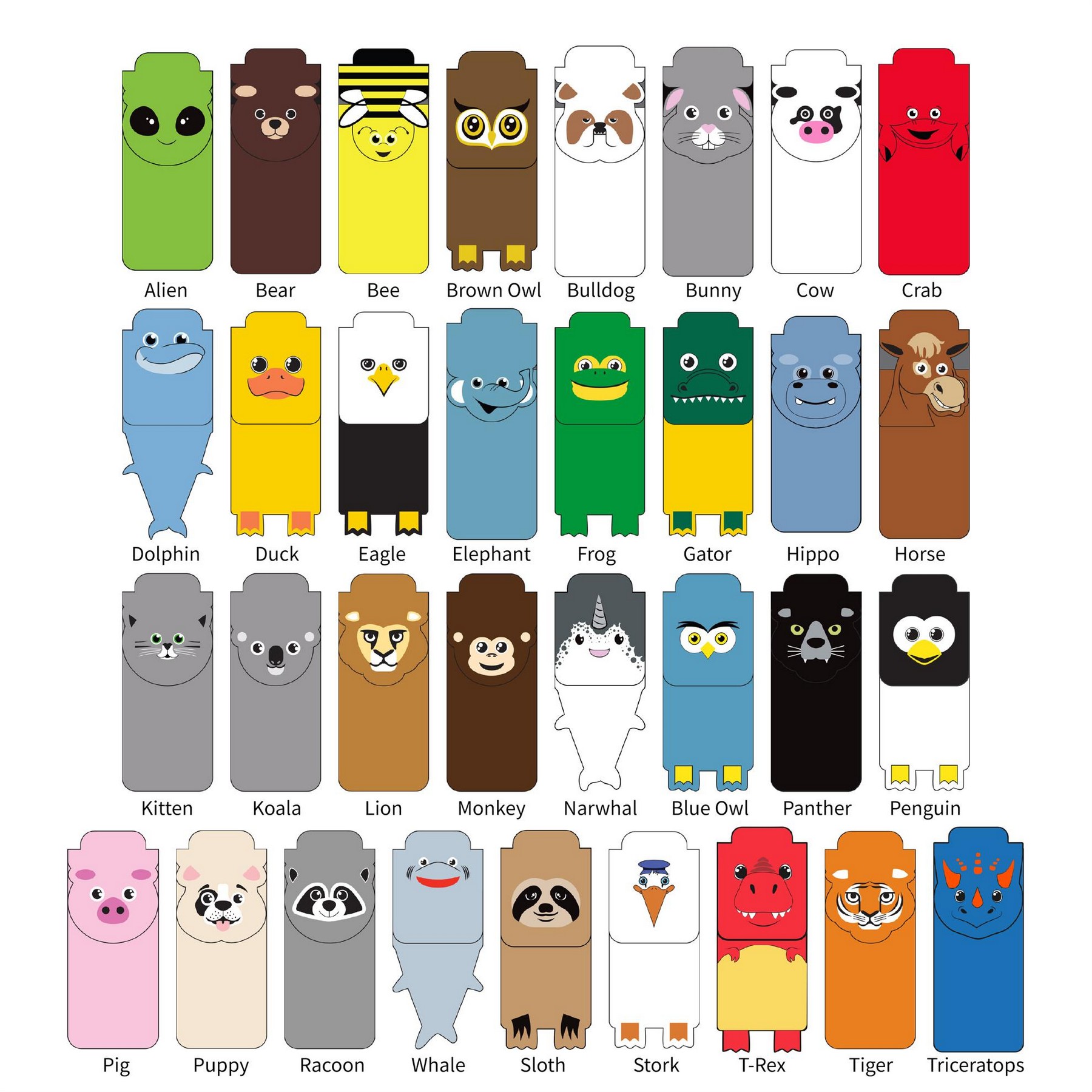 Picture of Paws N Claws® Magneticmark Bookmark