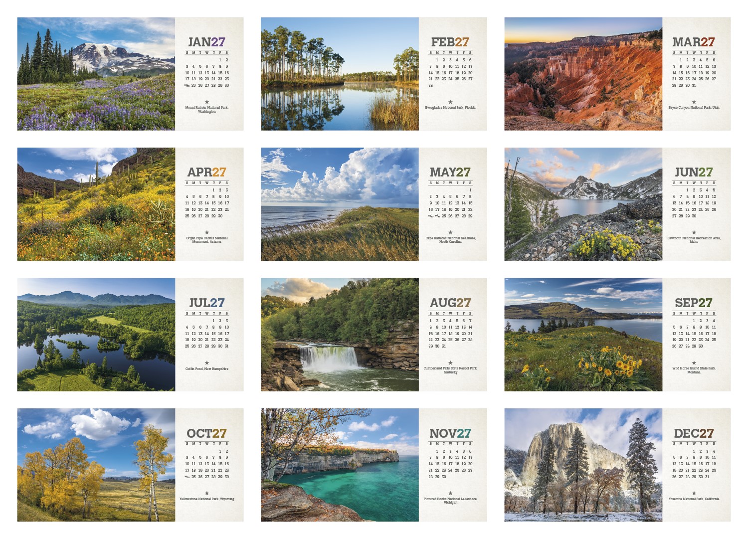 Picture of Triumph® Calendars American Splendor Desk Calendar
