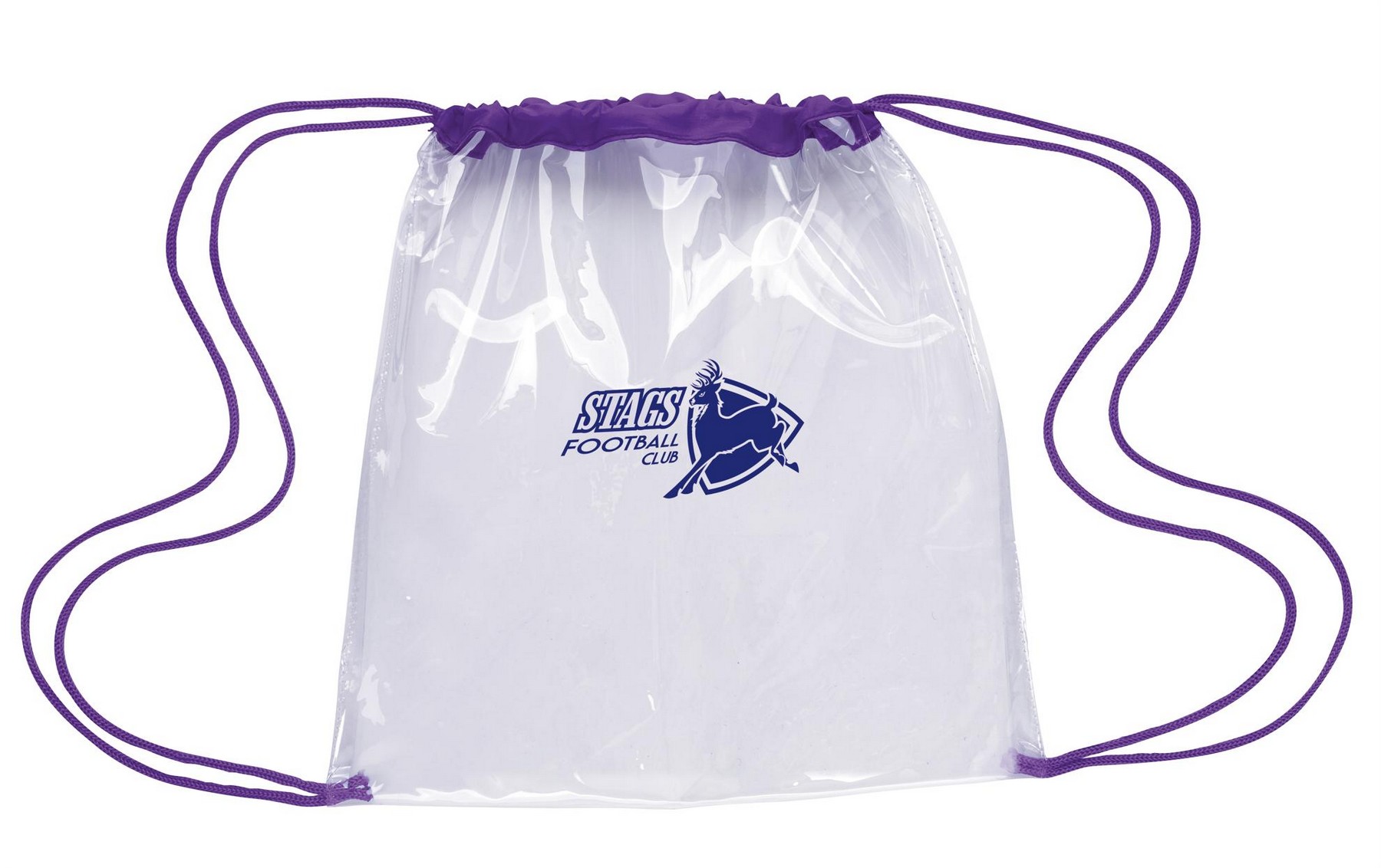 Picture of Good Value™ Clear Game Drawstring Backpack