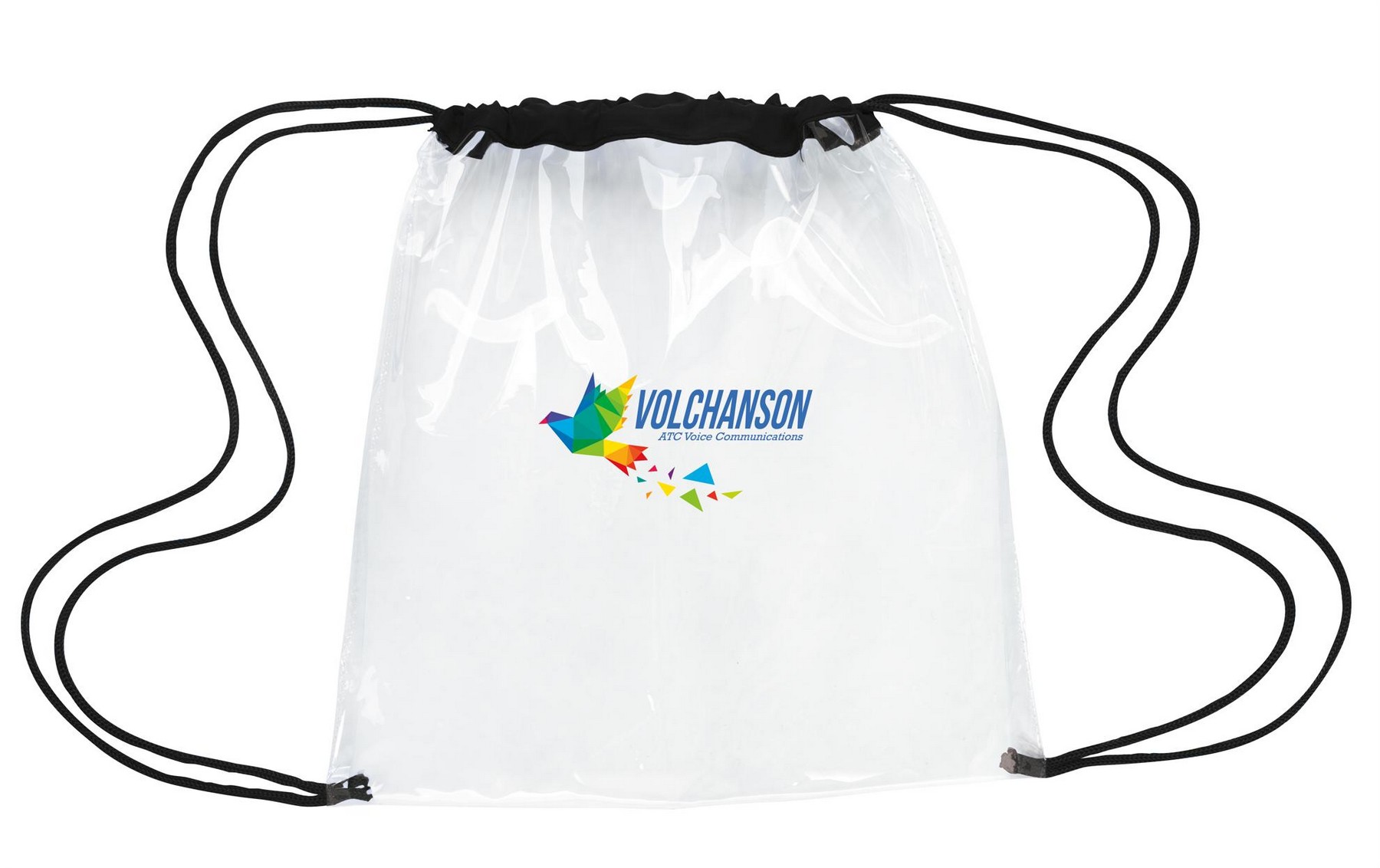 Picture of Good Value™ Clear Game Drawstring Backpack