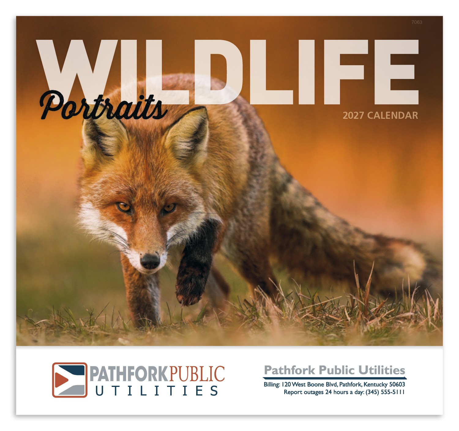 Picture of Good Value™ Wildlife Portraits - Stapled Calendar