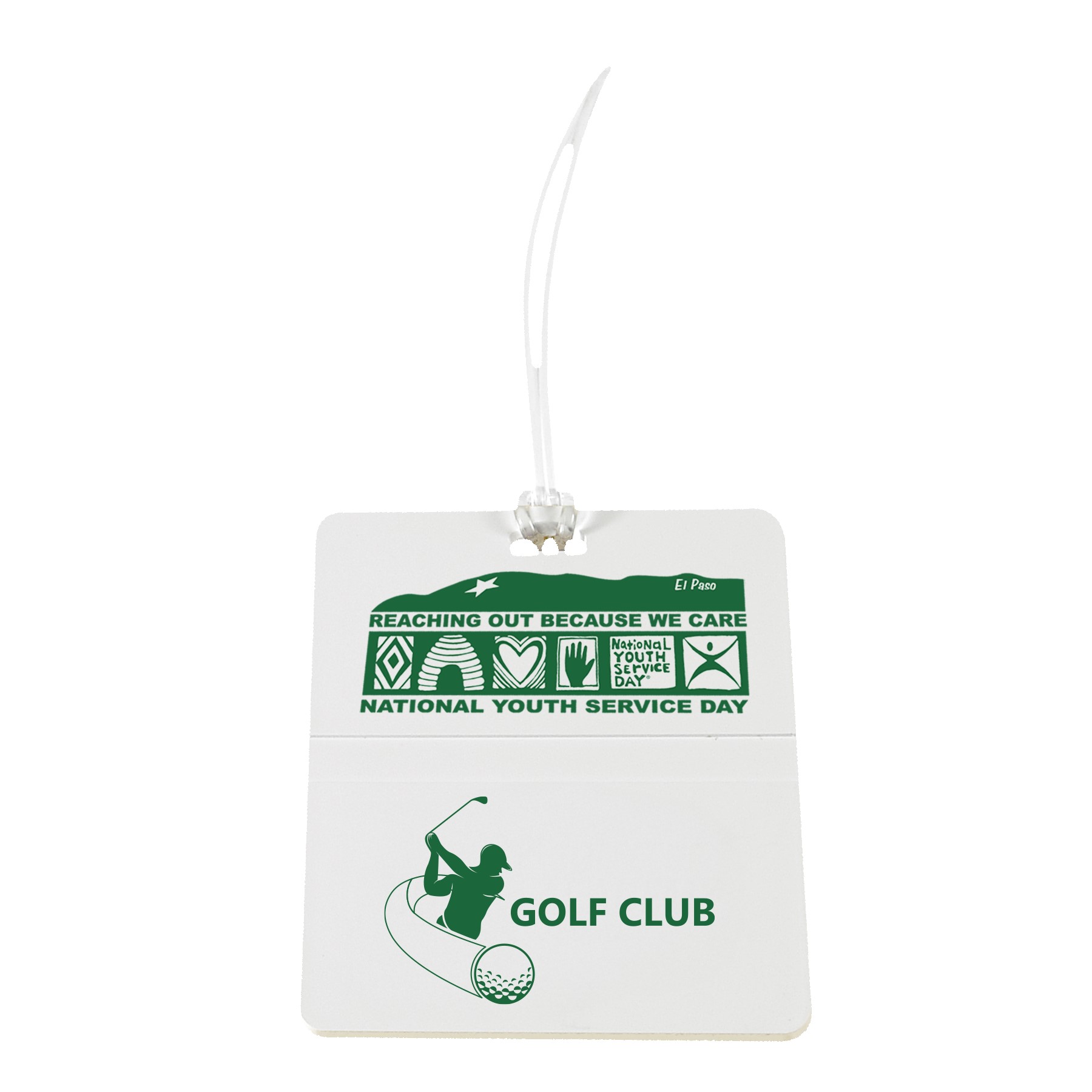 Picture of Garyline® Rectangle Golf Bag Tag