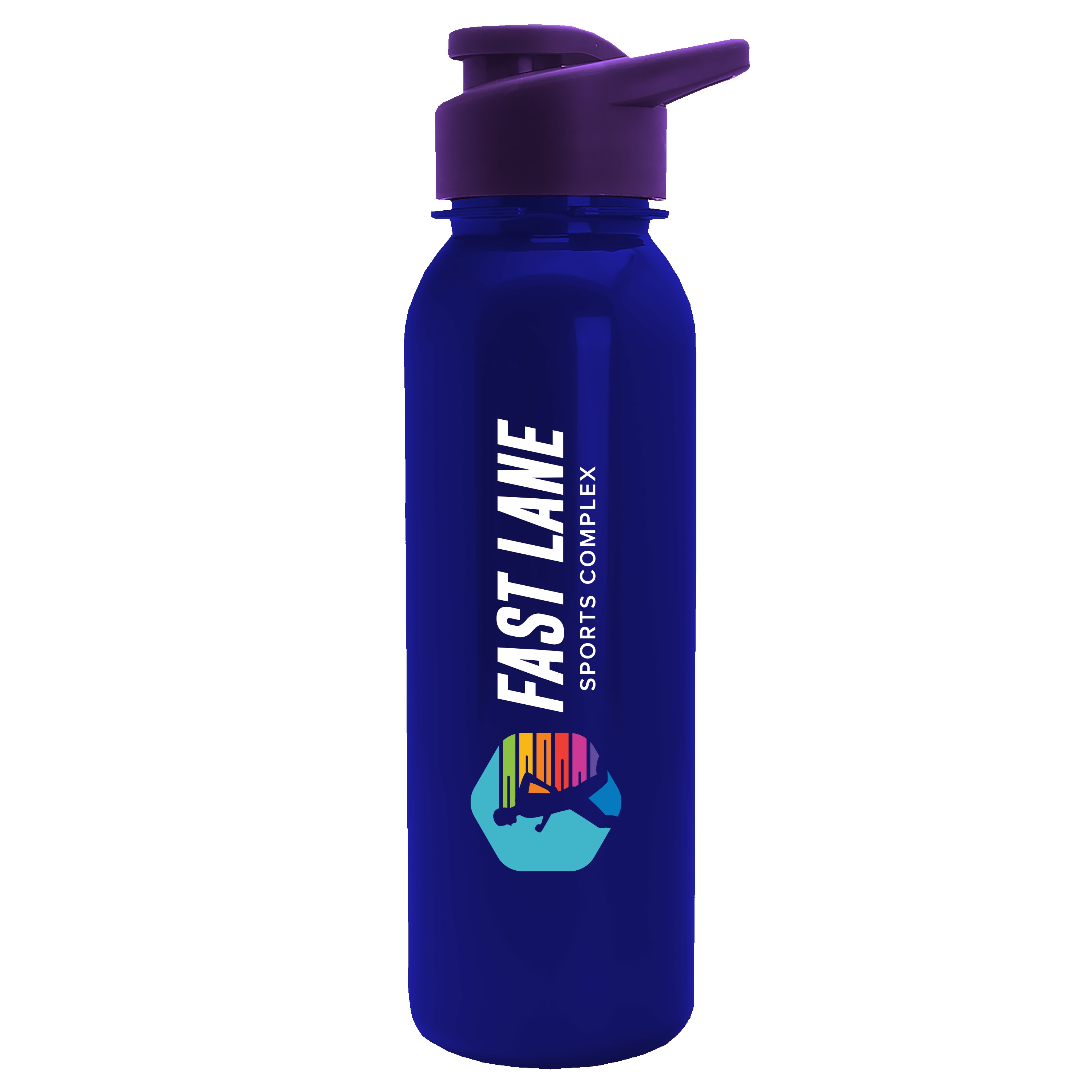 Picture of Garyline® Terrain Metallike Bottle with Drink-Thru Lid - 24 oz.