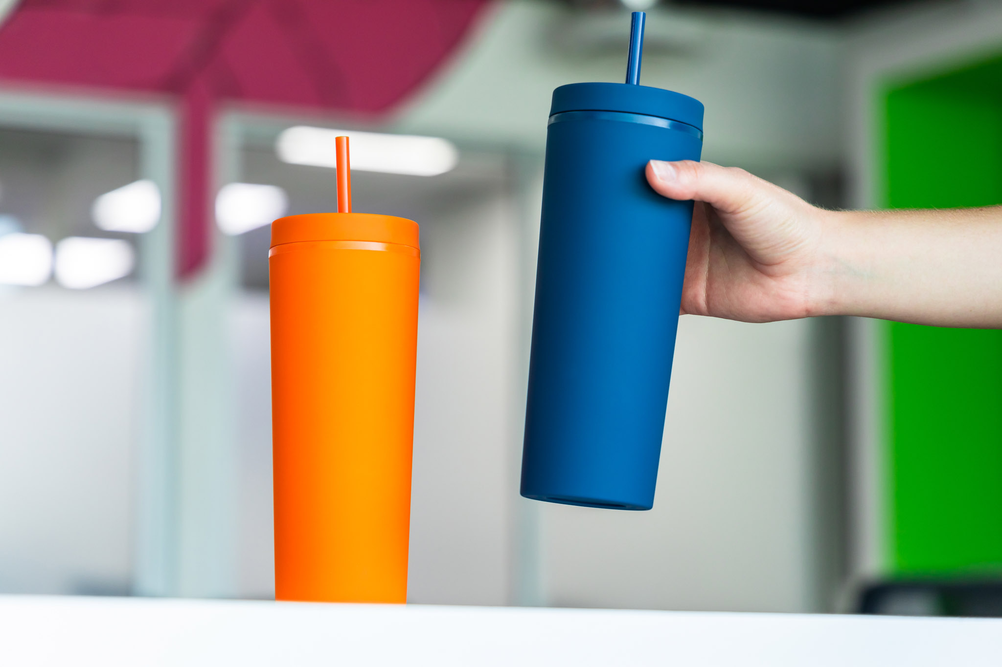 Picture of 18 oz Slique Recycled Tumbler