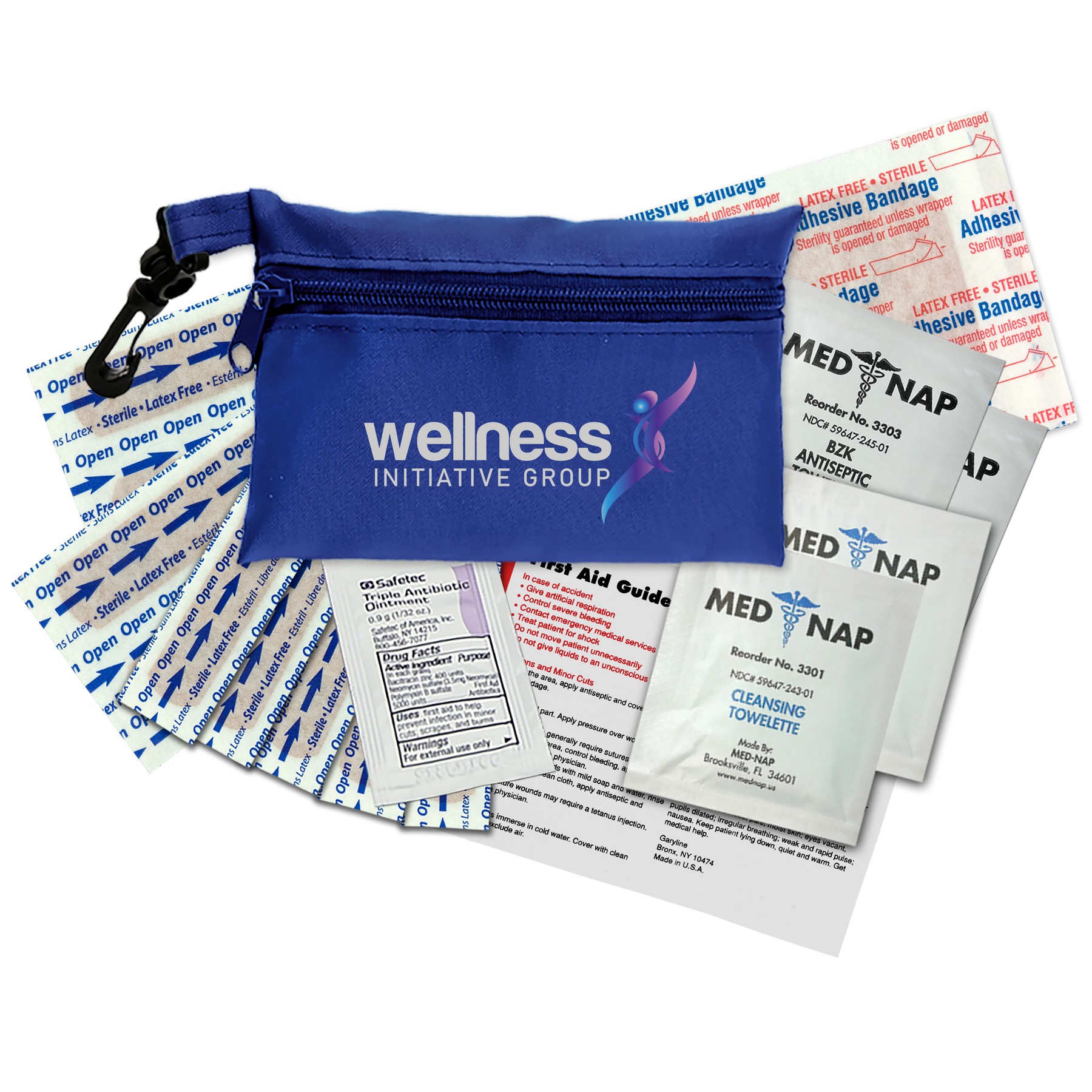 Picture of Garyline® Zip Pouch First Aid Kit - 16 Piece